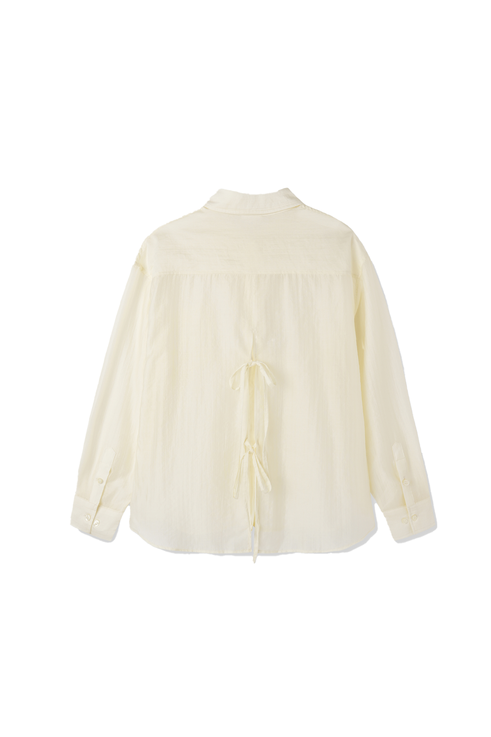 FLOW BACK SHIRT_CREAM