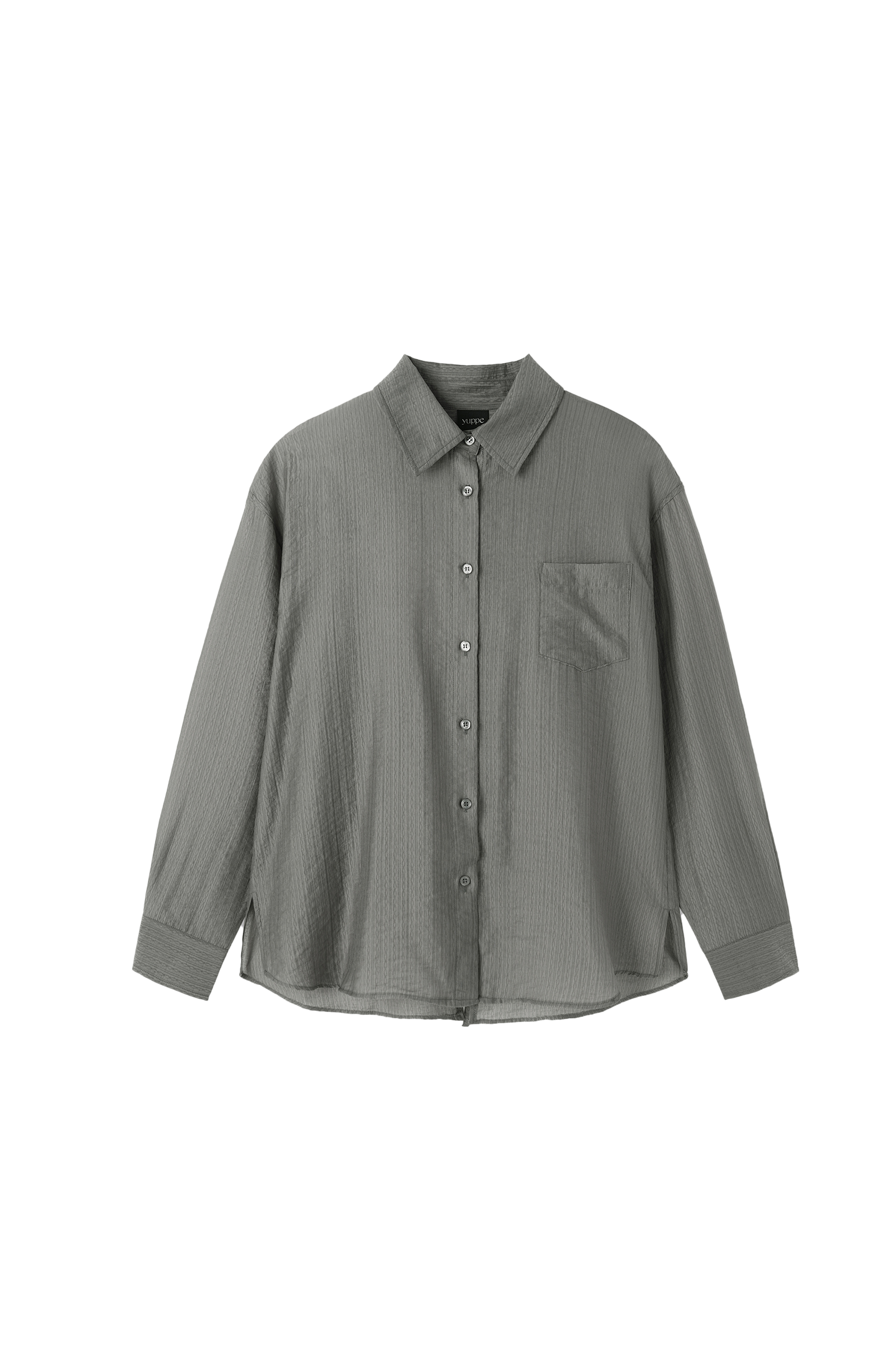 FLOW BACK SHIRT_CHARCOAL