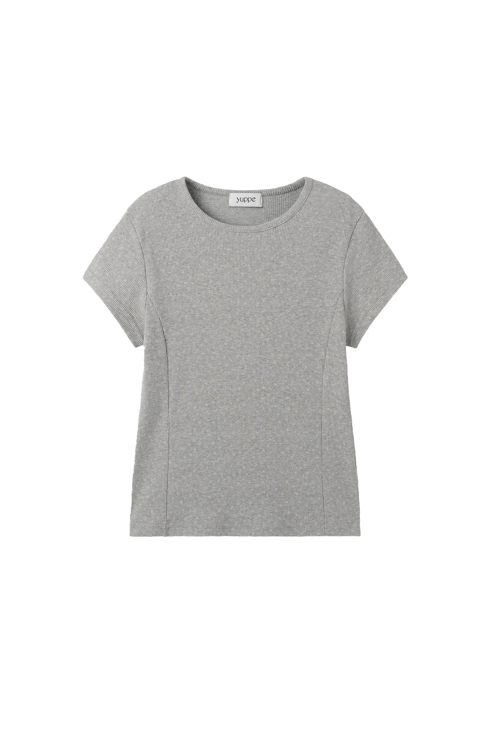 FLOWER CAP T-SHIRT_GREY
