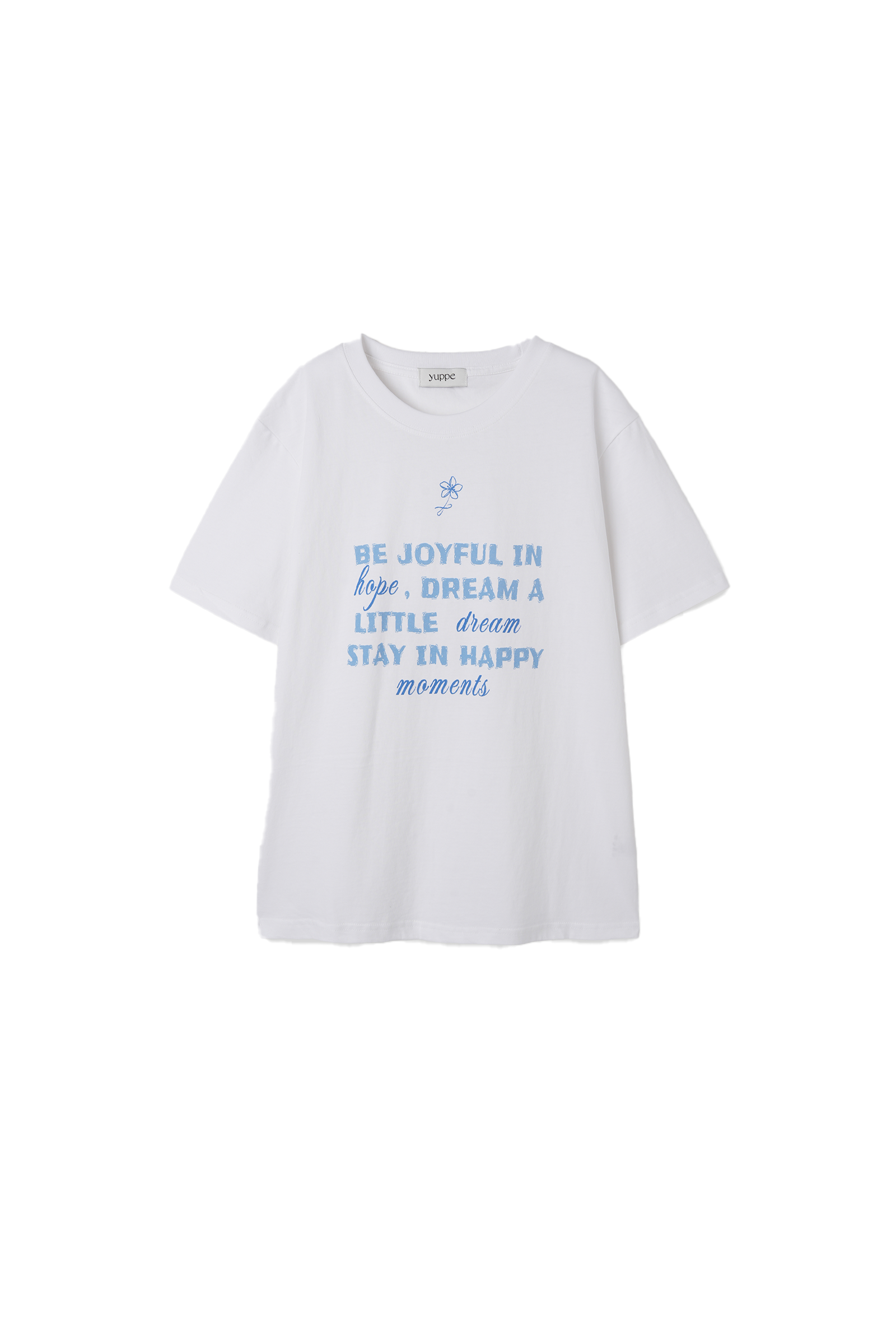 JOYFUL FLOWER T-SHIRT_WHITE