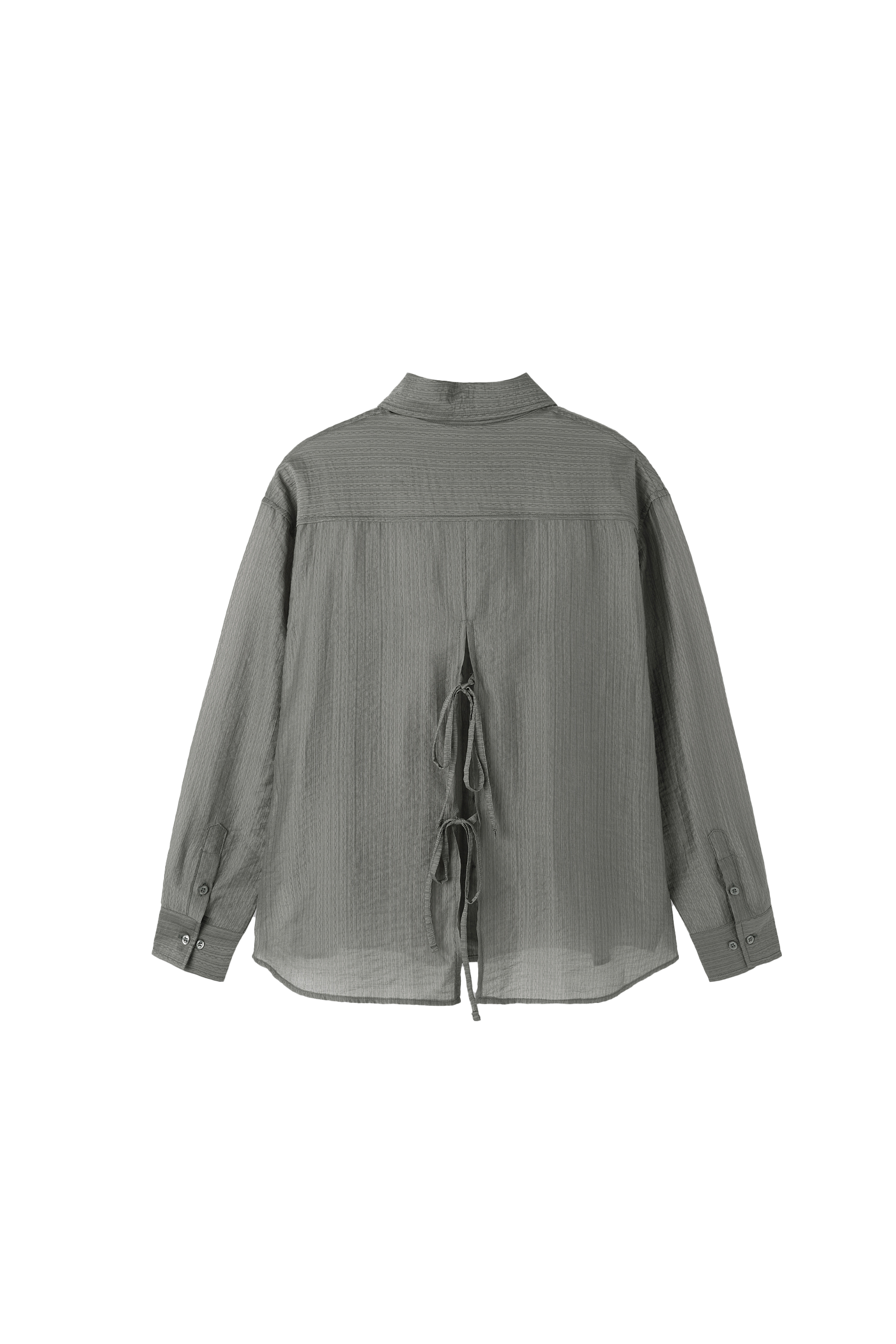 FLOW BACK SHIRT_CHARCOAL