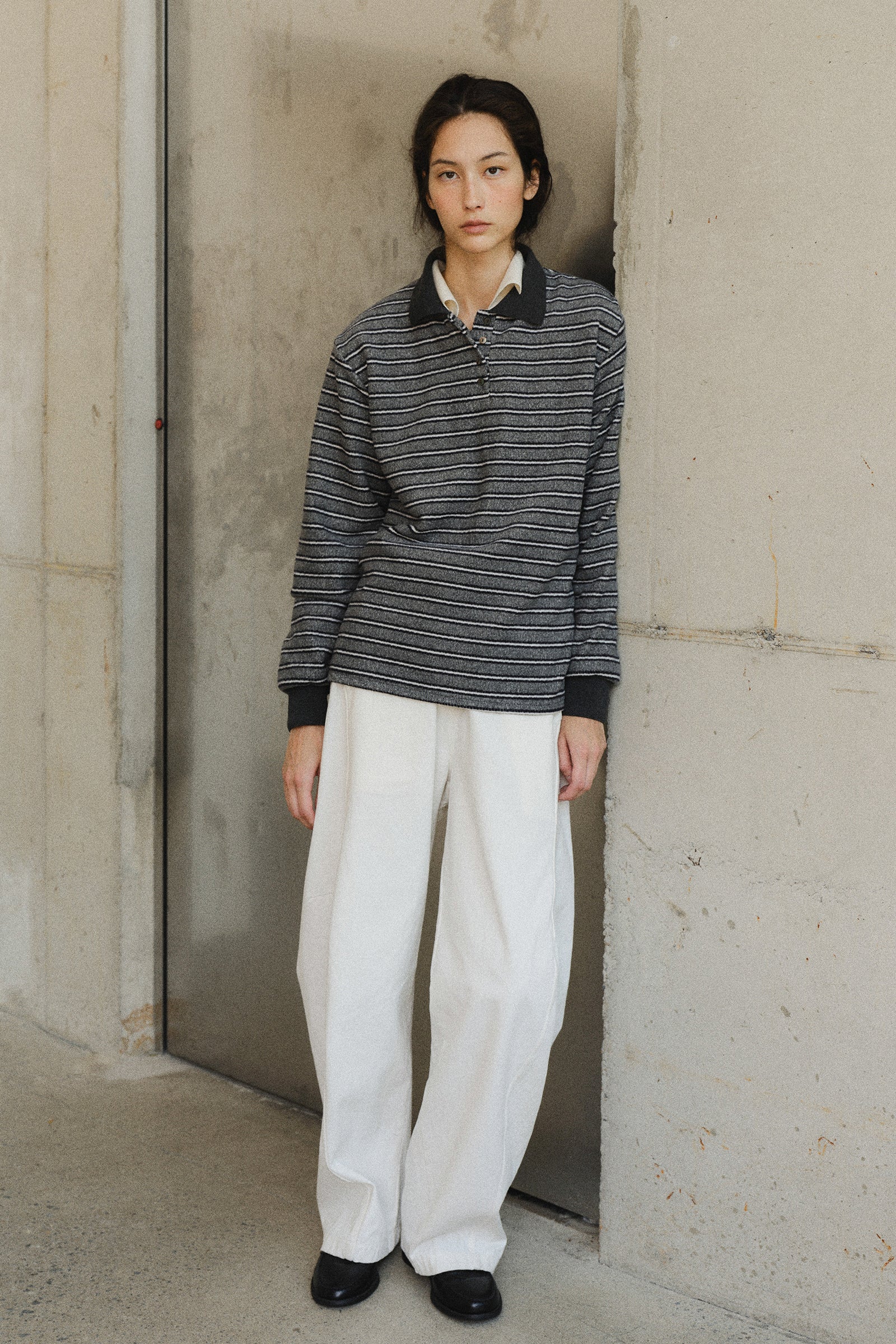 HARRY STRIPE T-SHIRT_GREY