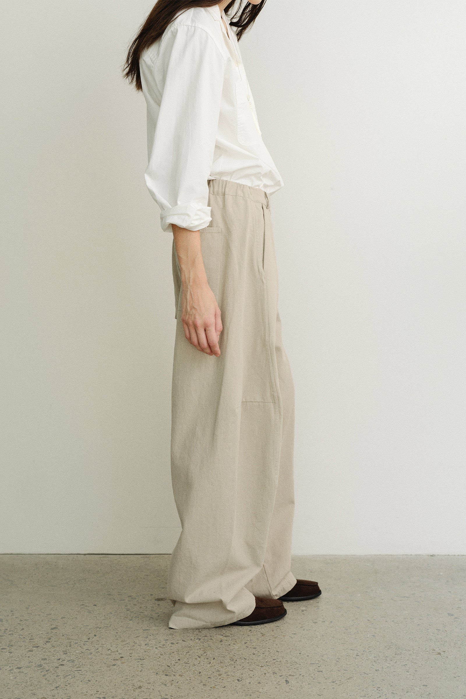 ANDY SUEDE PANTS_BEIGE