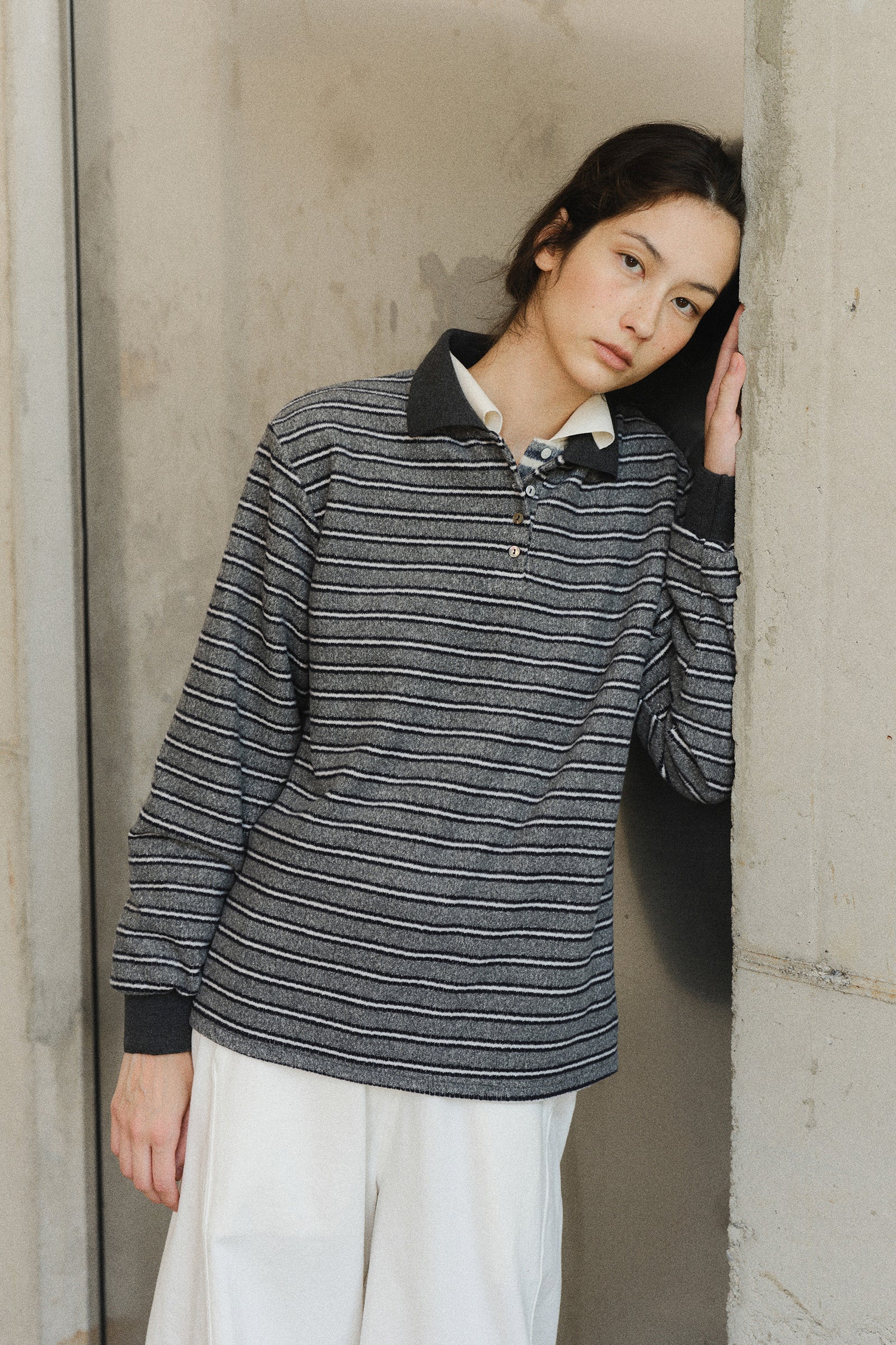 HARRY STRIPE T-SHIRT_GREY