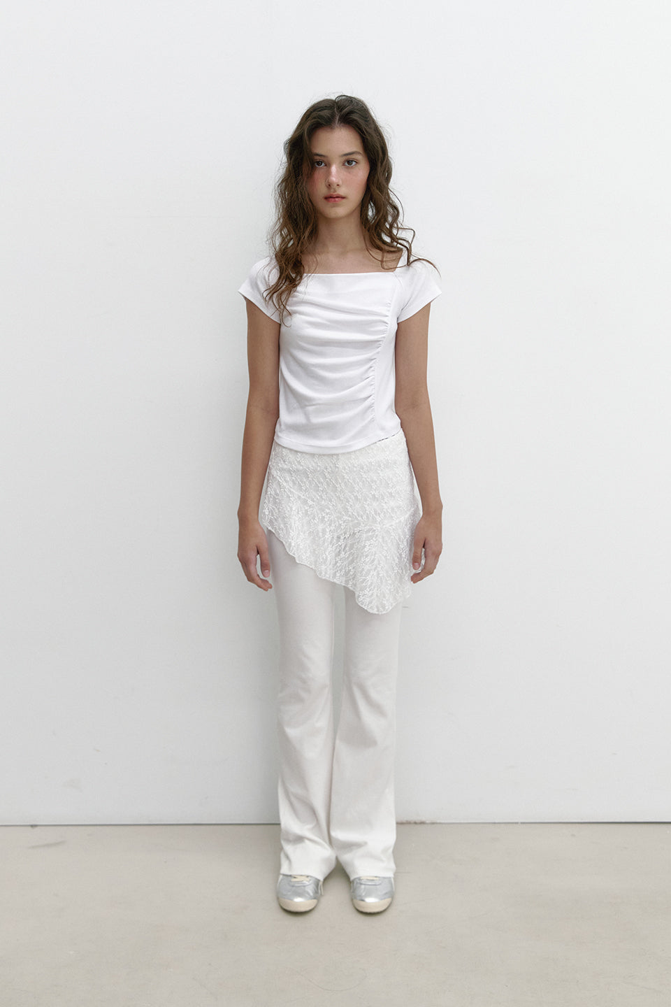 LACE SKIRT PANTS_WHITE