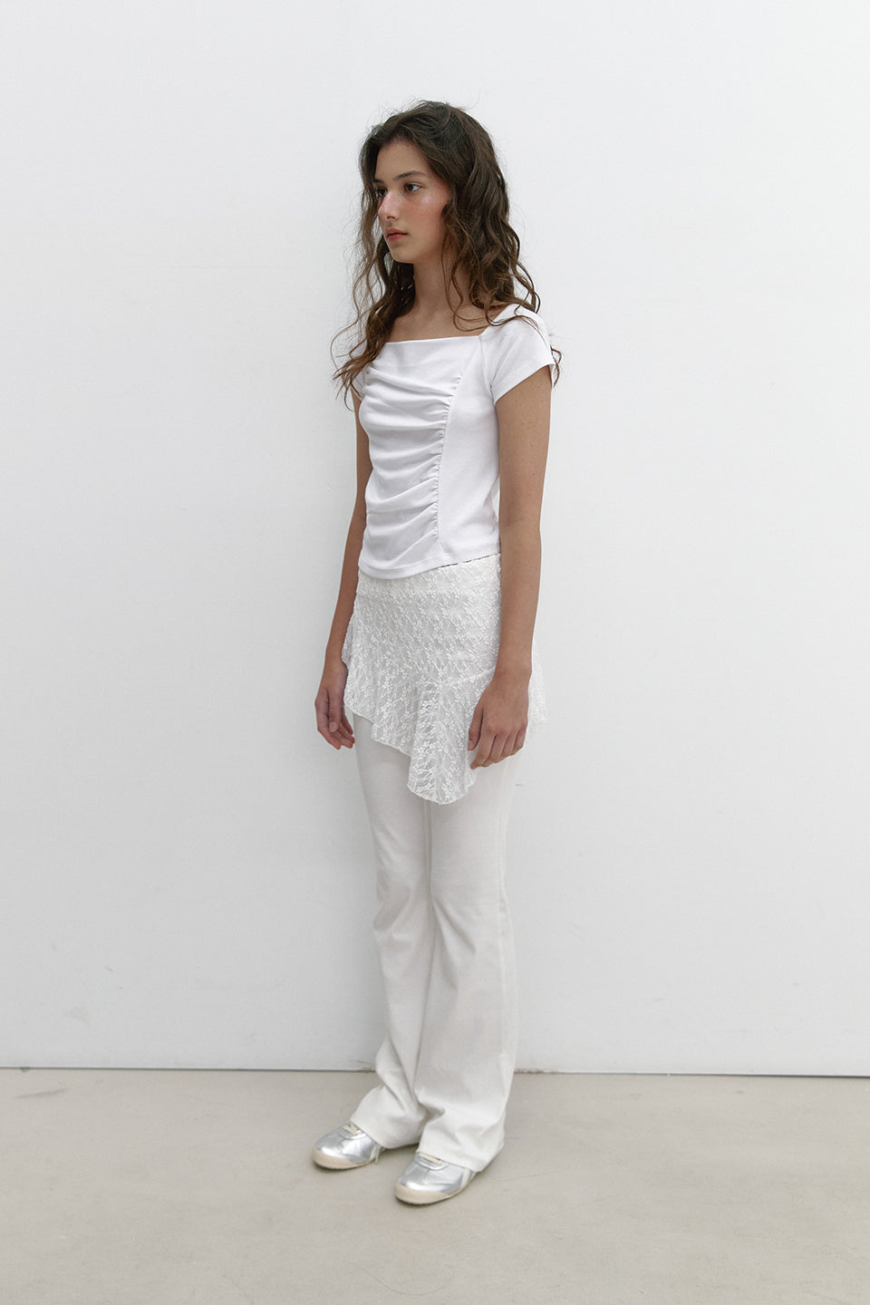 LACE SKIRT PANTS_WHITE