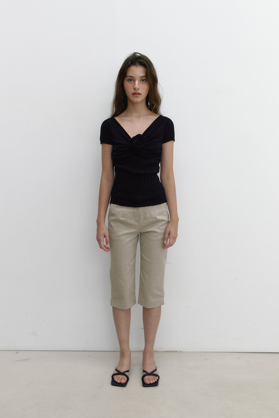 ROSY OFFSHOULDER KNIT_BLACK