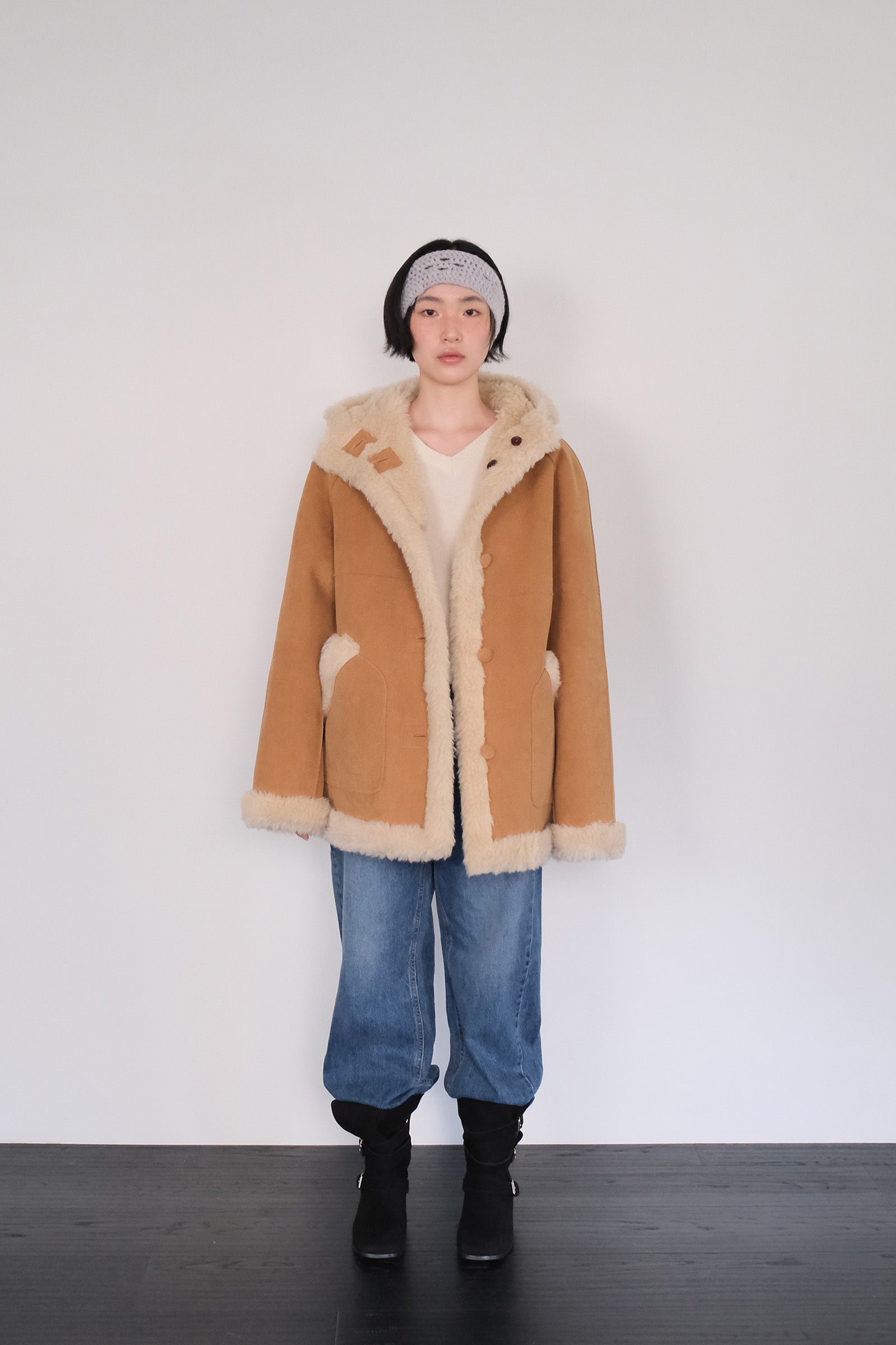 MOUI SHEARLING REVERSIBLE MUSTANG_BEIGE