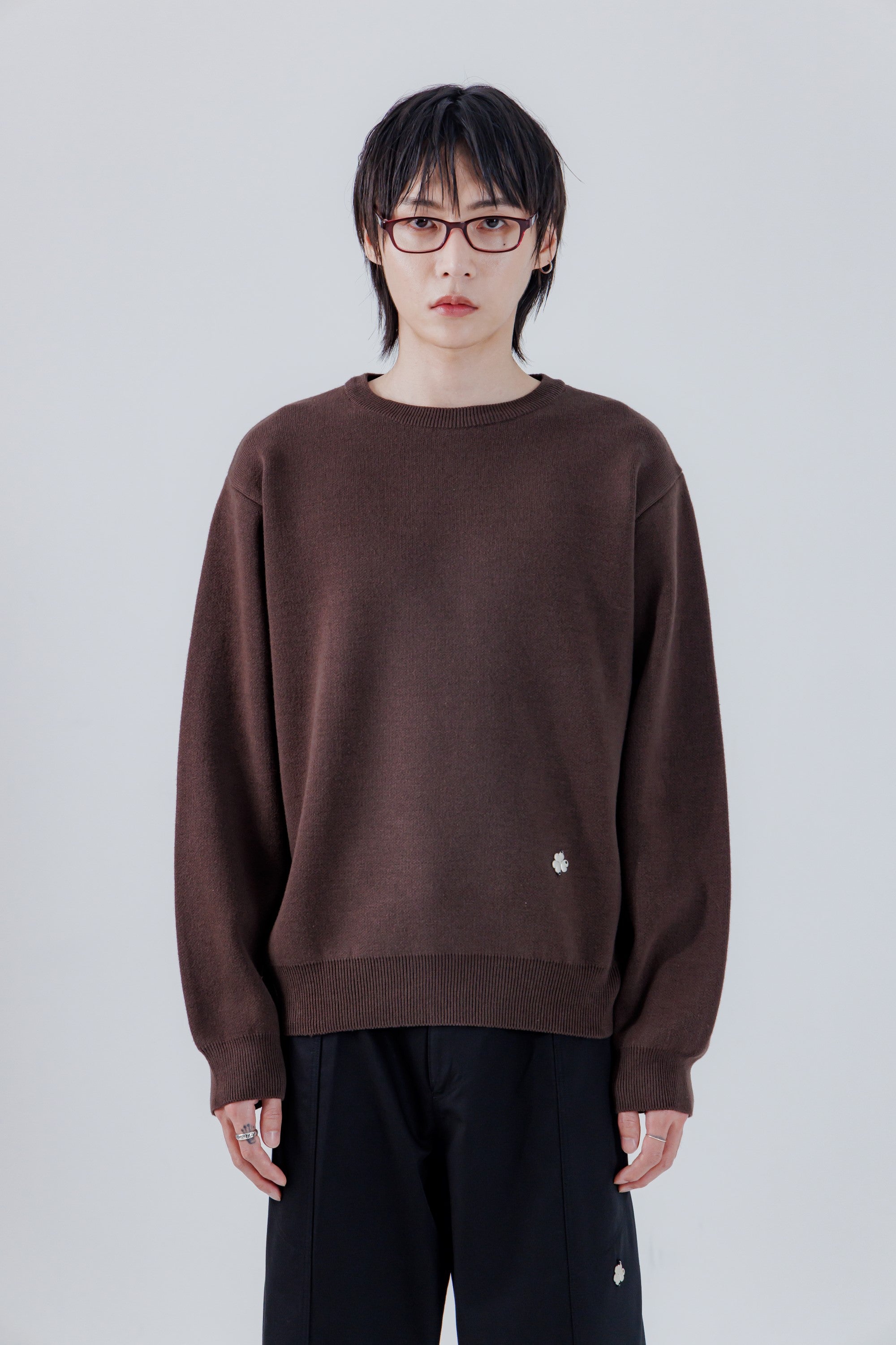 STANDARD KNIT_BROWN