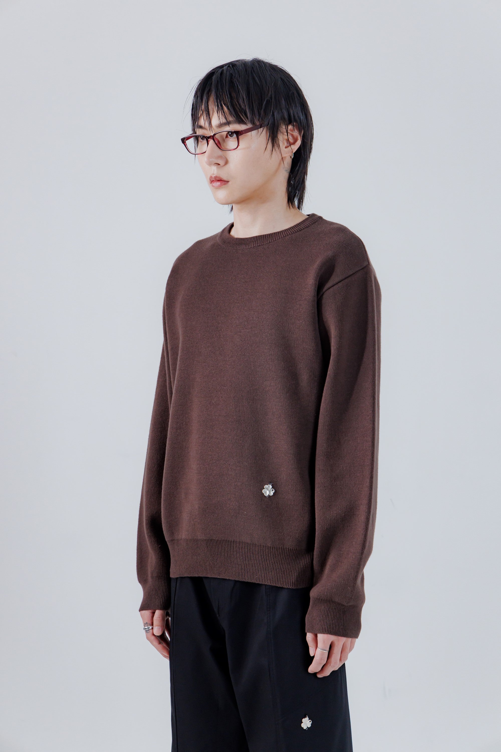 STANDARD KNIT_BROWN