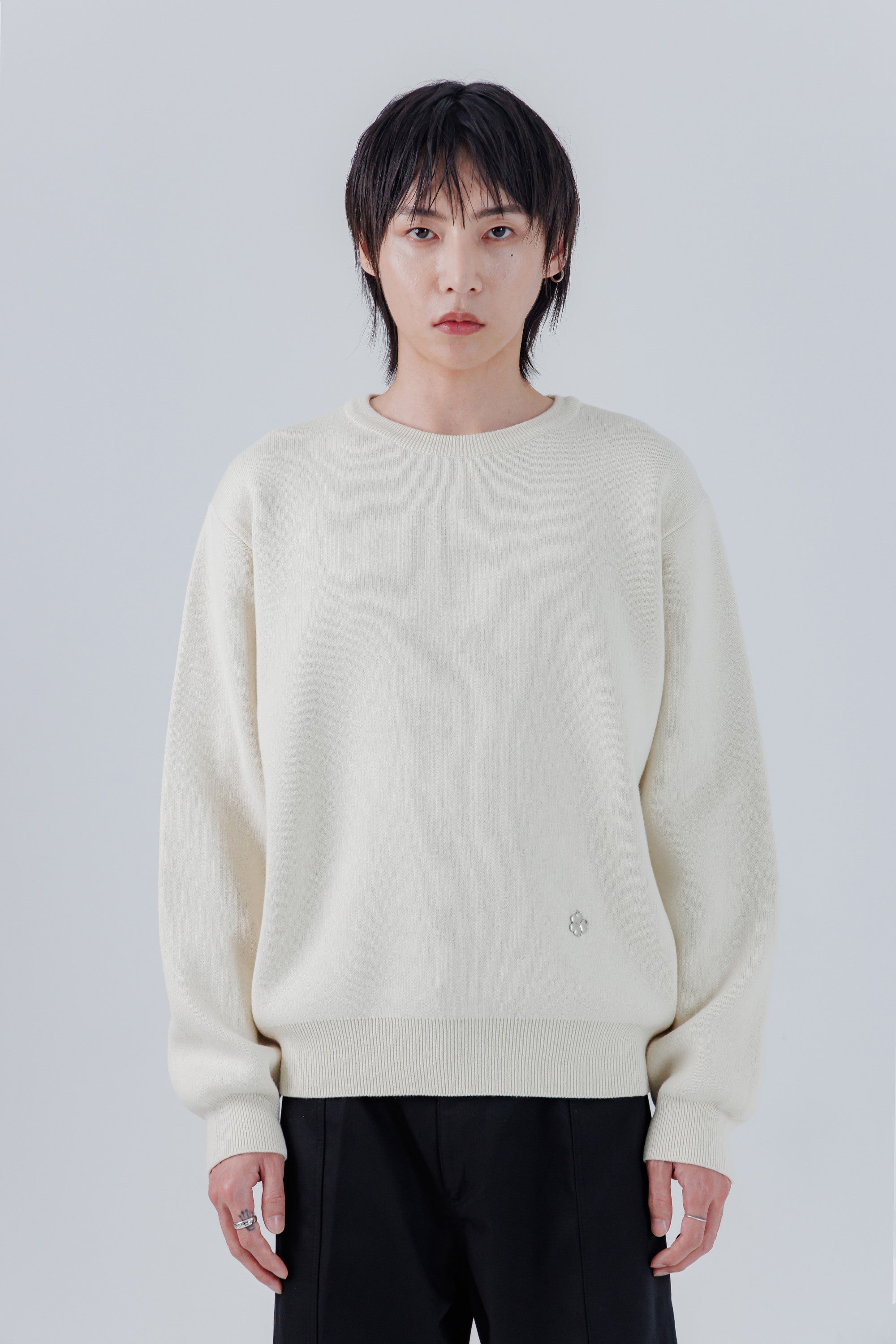 STANDARD KNIT_CREAM