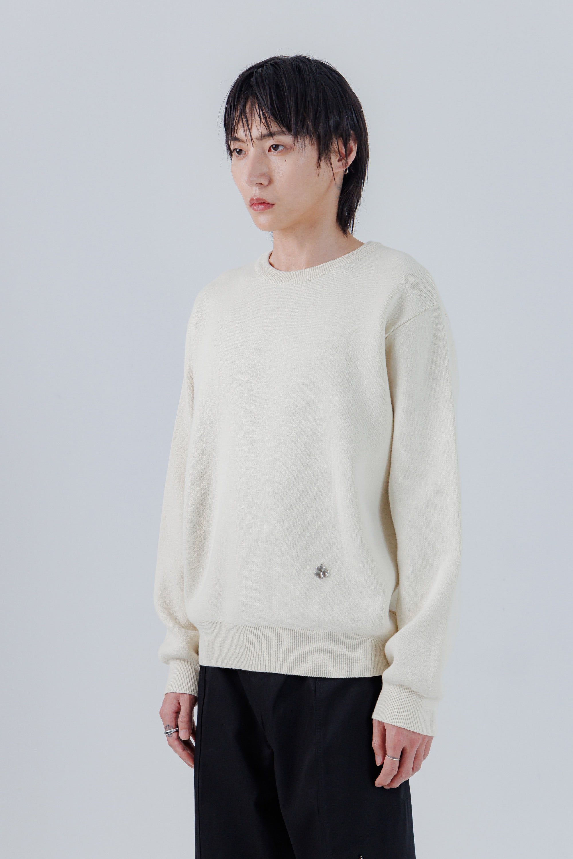 STANDARD KNIT_CREAM