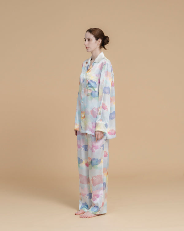 SUNBURST SILK PAJAMAS_SUNBURST