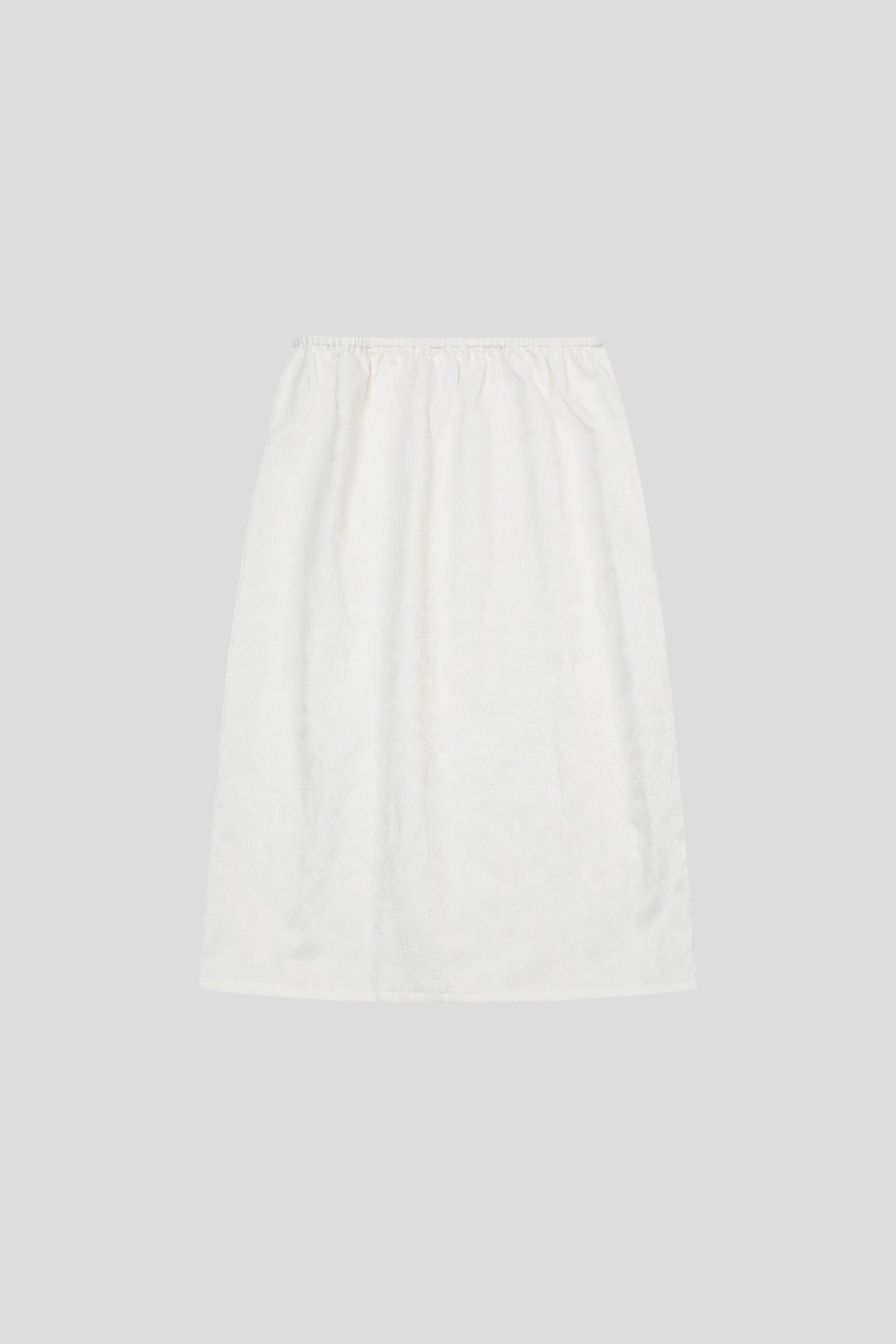 JACQUARD CLASSIC SKIRT_WHITE