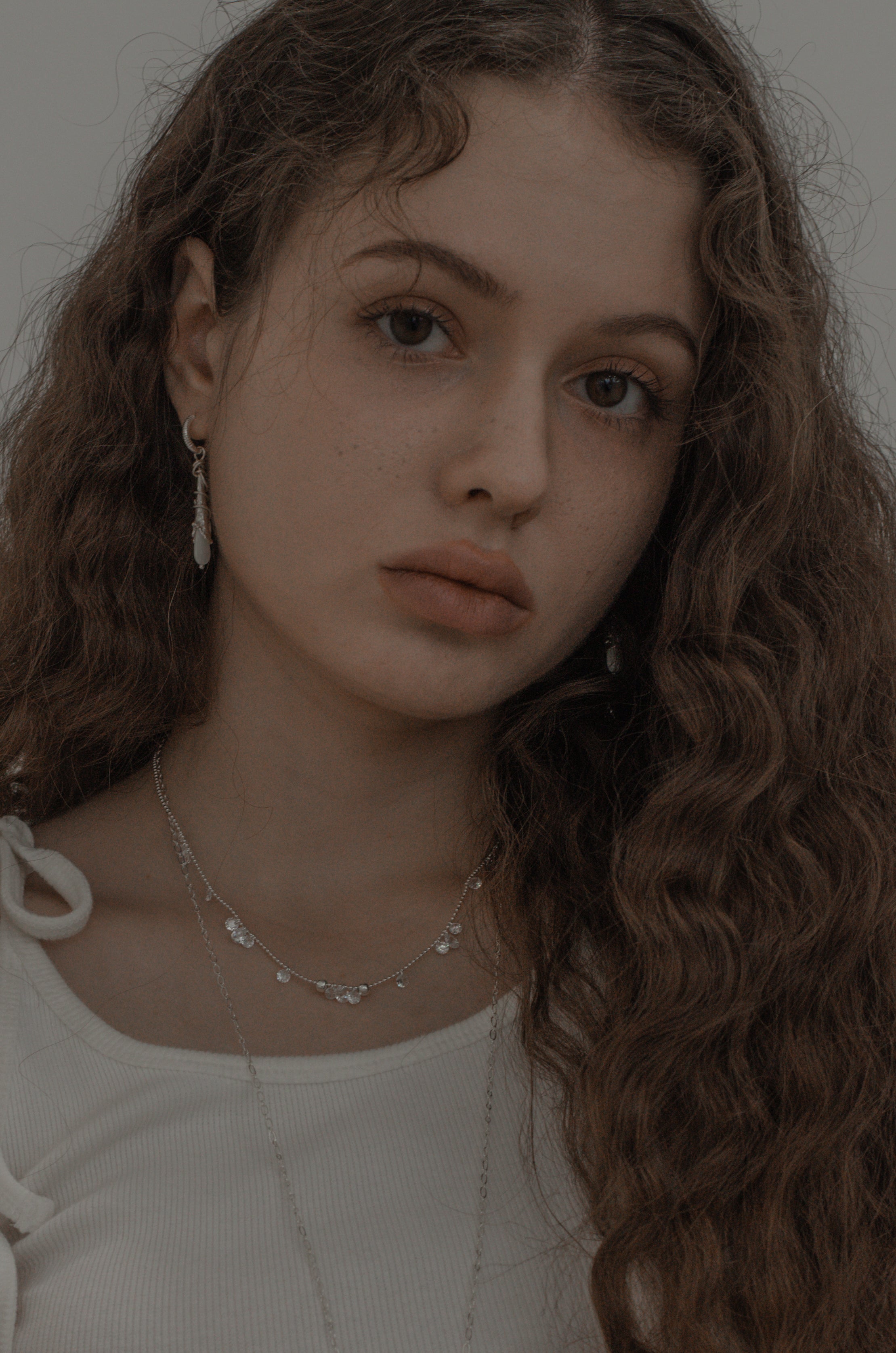 ROPE DROP EARRINGS_SILVER