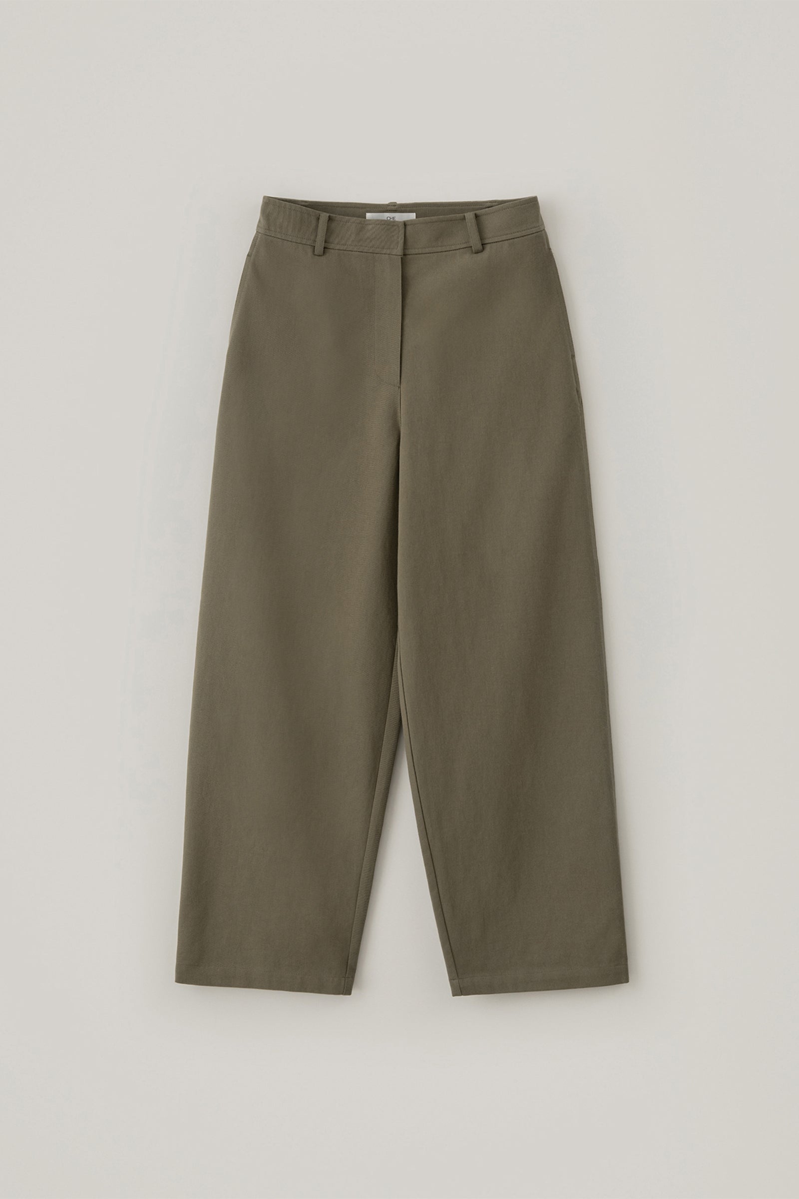 CAMO COTTON WIDE PANTS_DARK BEIGE