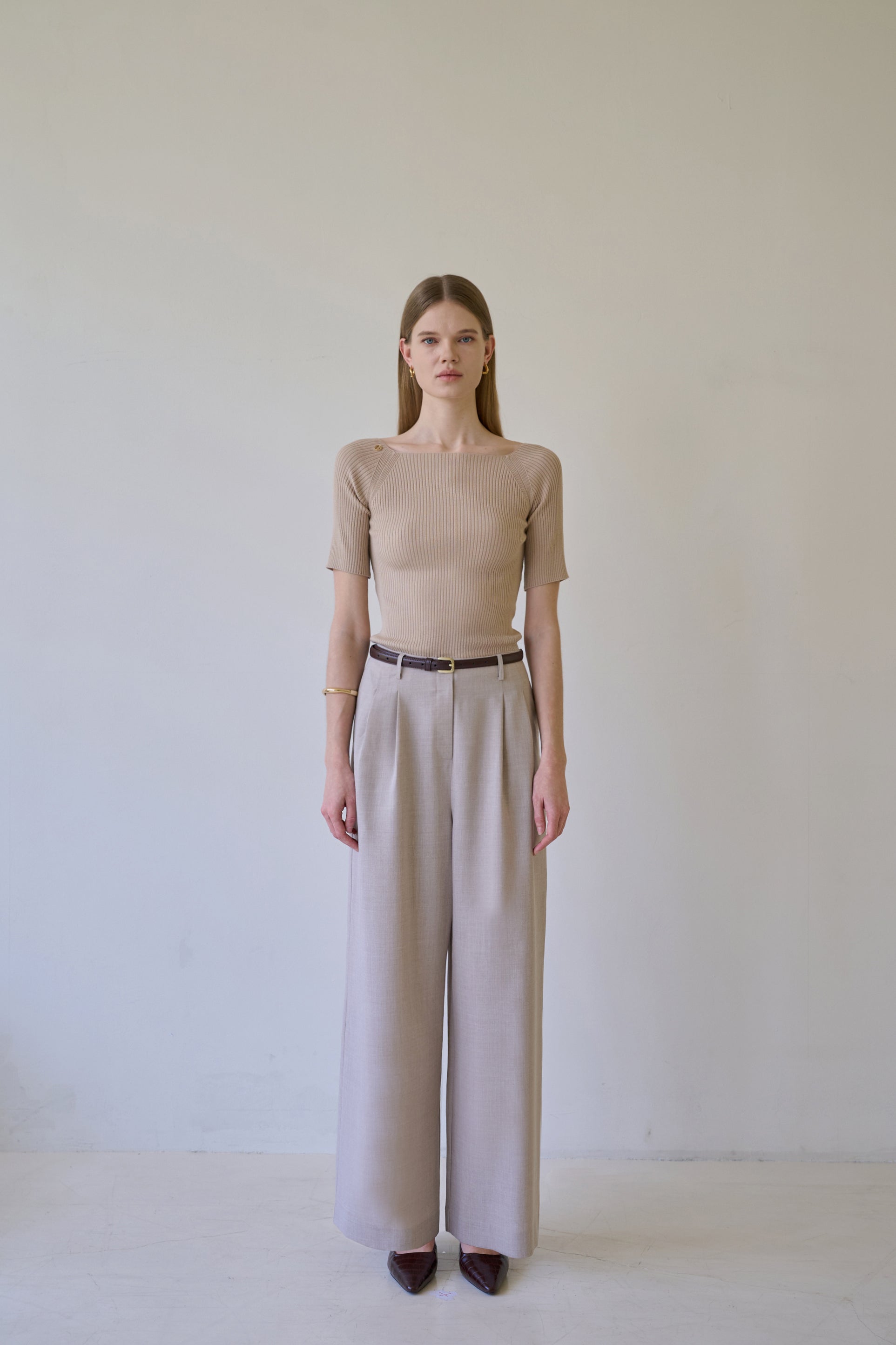 2WAY OFF-SHOULDER KNIT_BEIGE