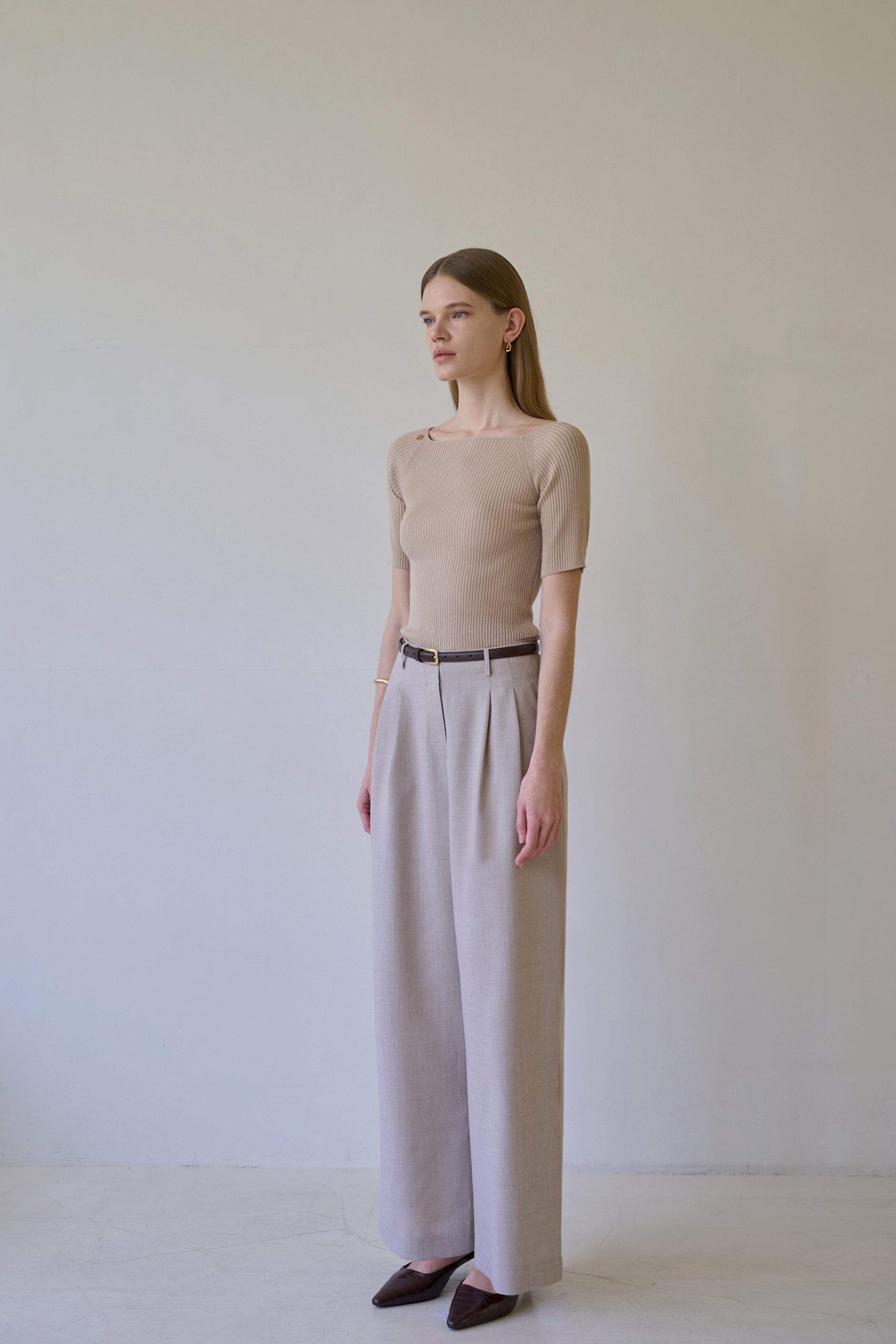 2WAY OFF-SHOULDER KNIT_BEIGE