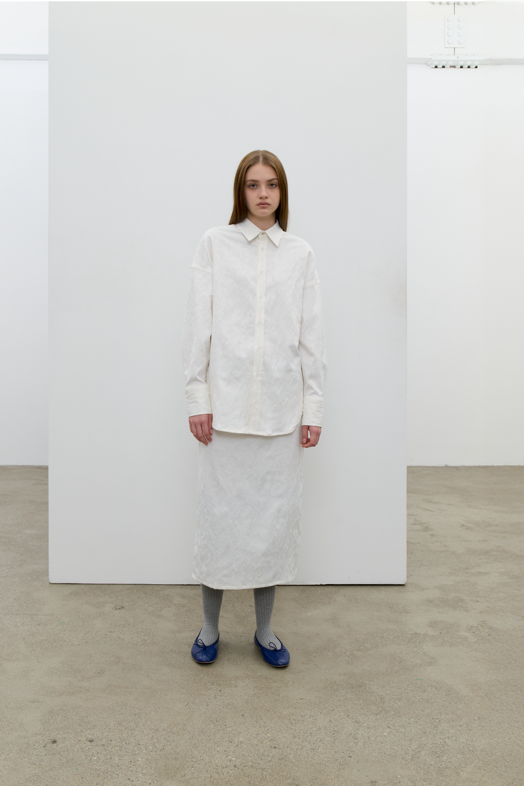 JACQUARD CLASSIC SHIRT_WHITE