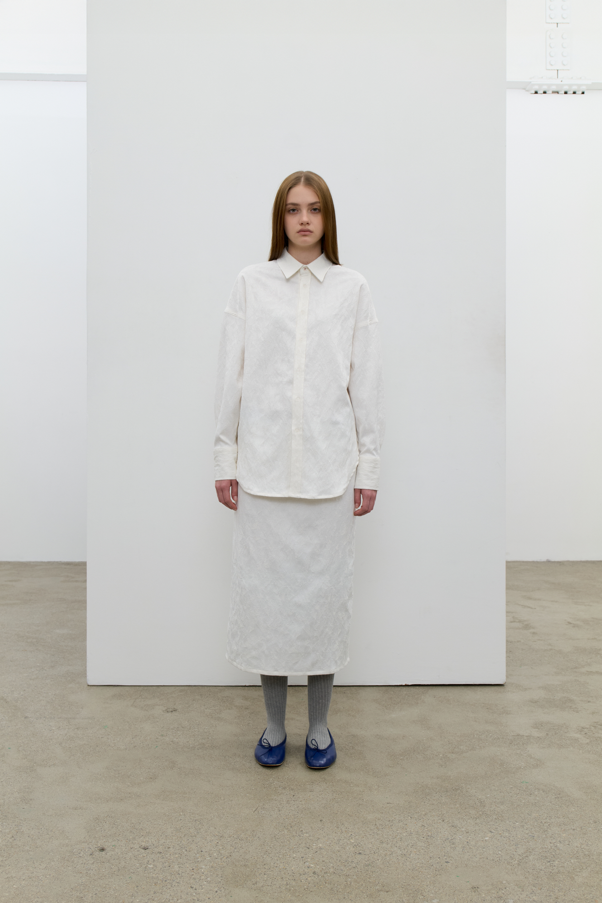 JACQUARD CLASSIC SHIRT_WHITE