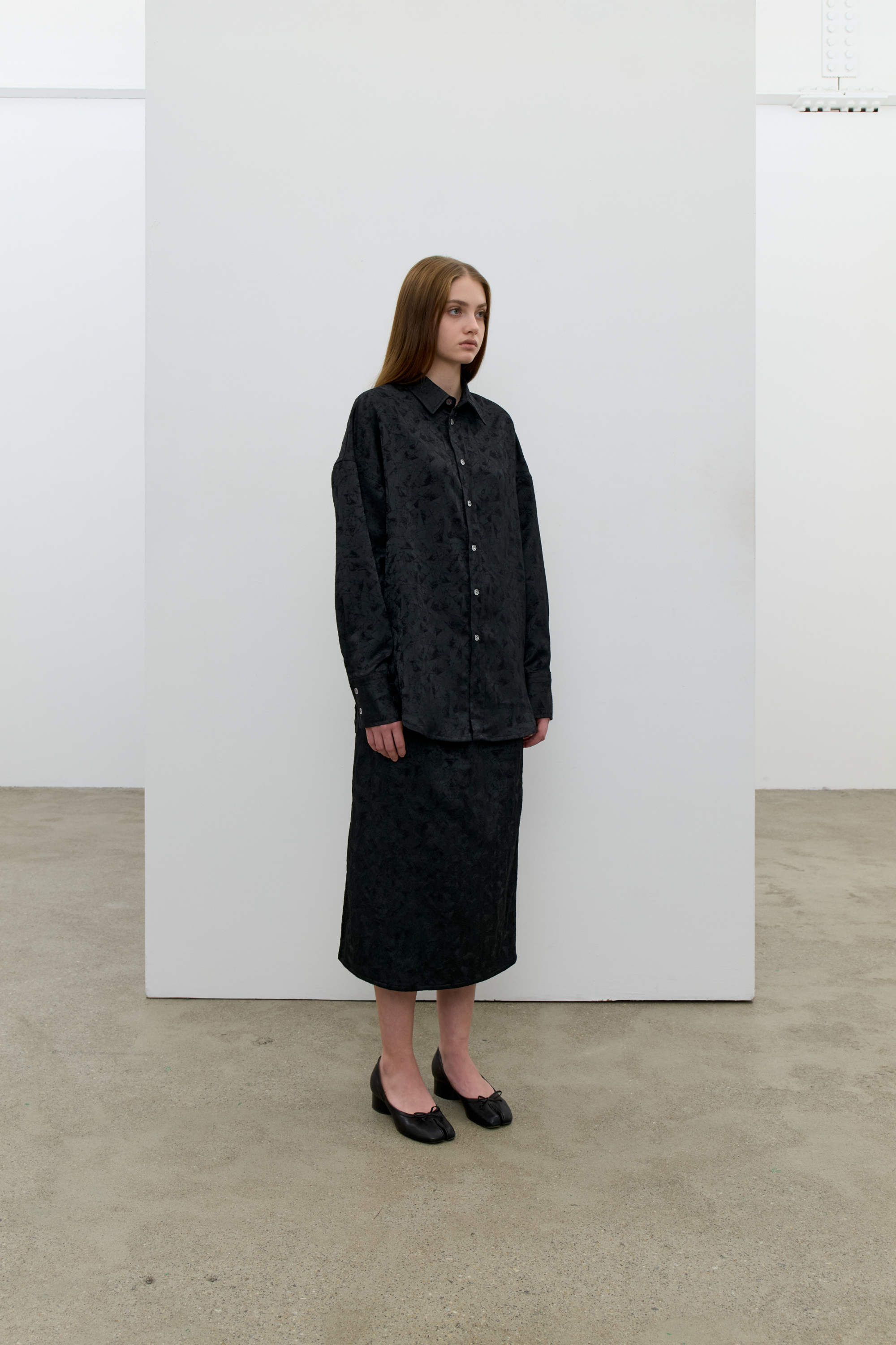 JACQUARD CLASSIC SHIRT_BLACK