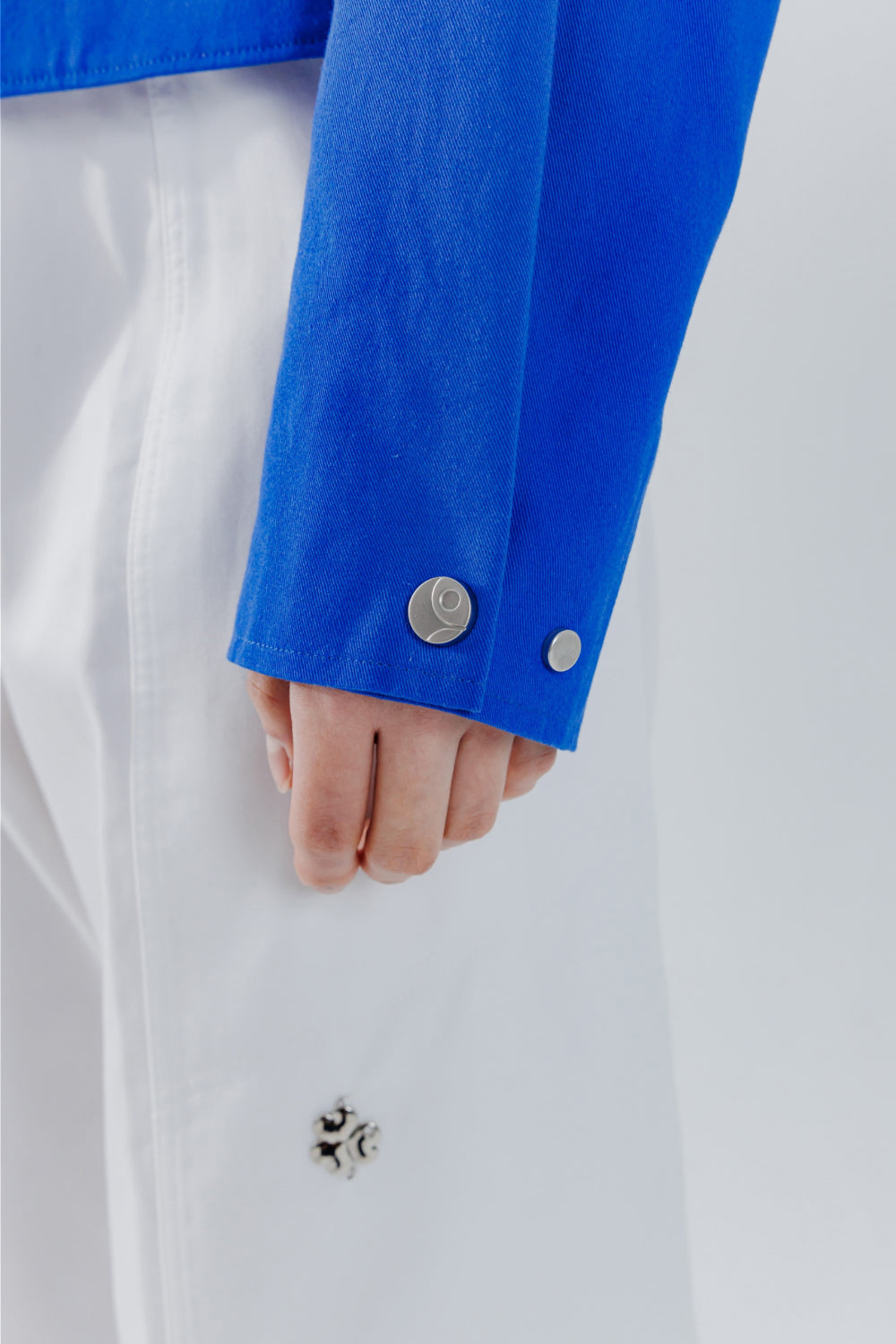 SHOULDER TWO TUCK JACKET_BLUE