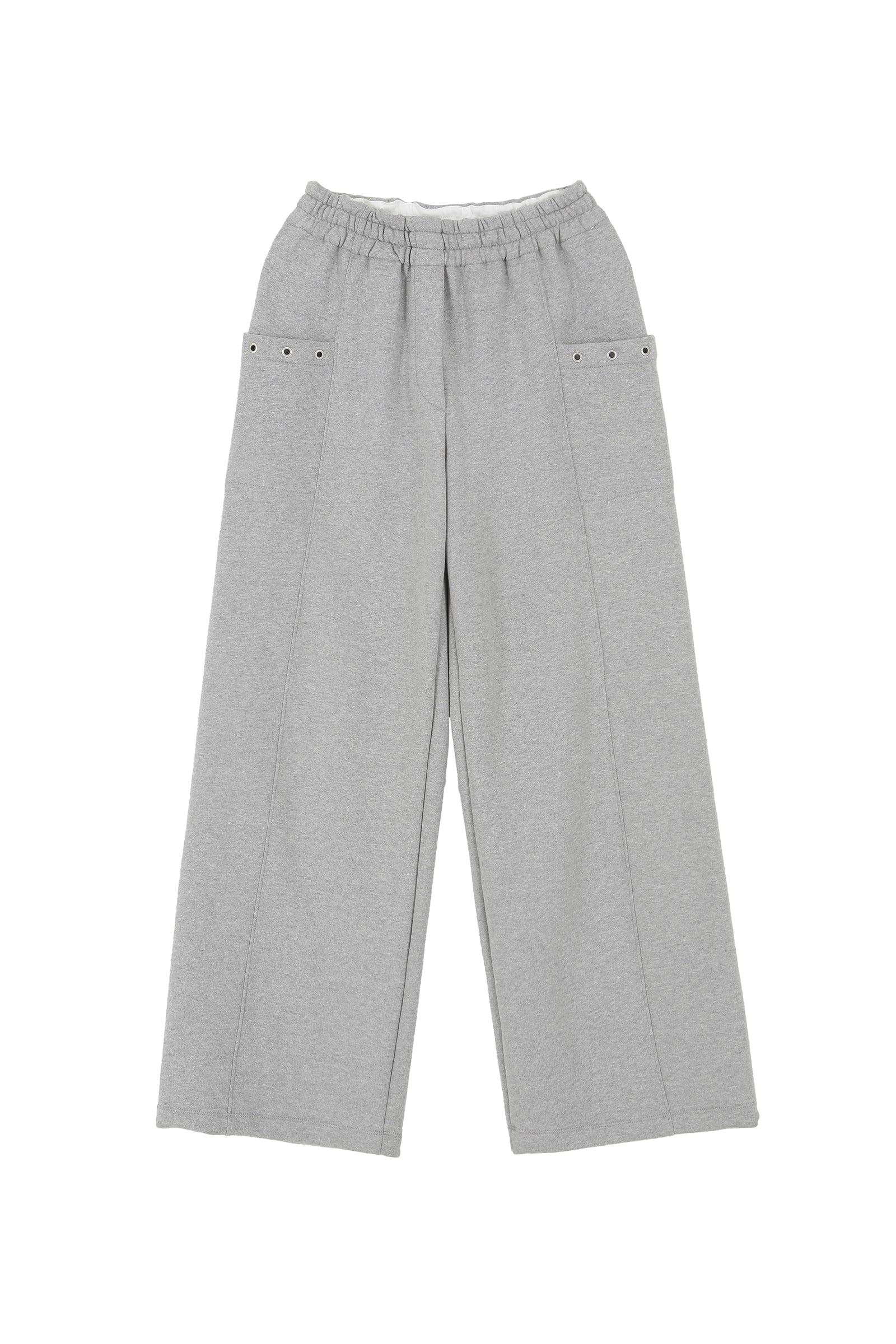 COLOR FLIP SWEATPANTS_MELANGE GREY