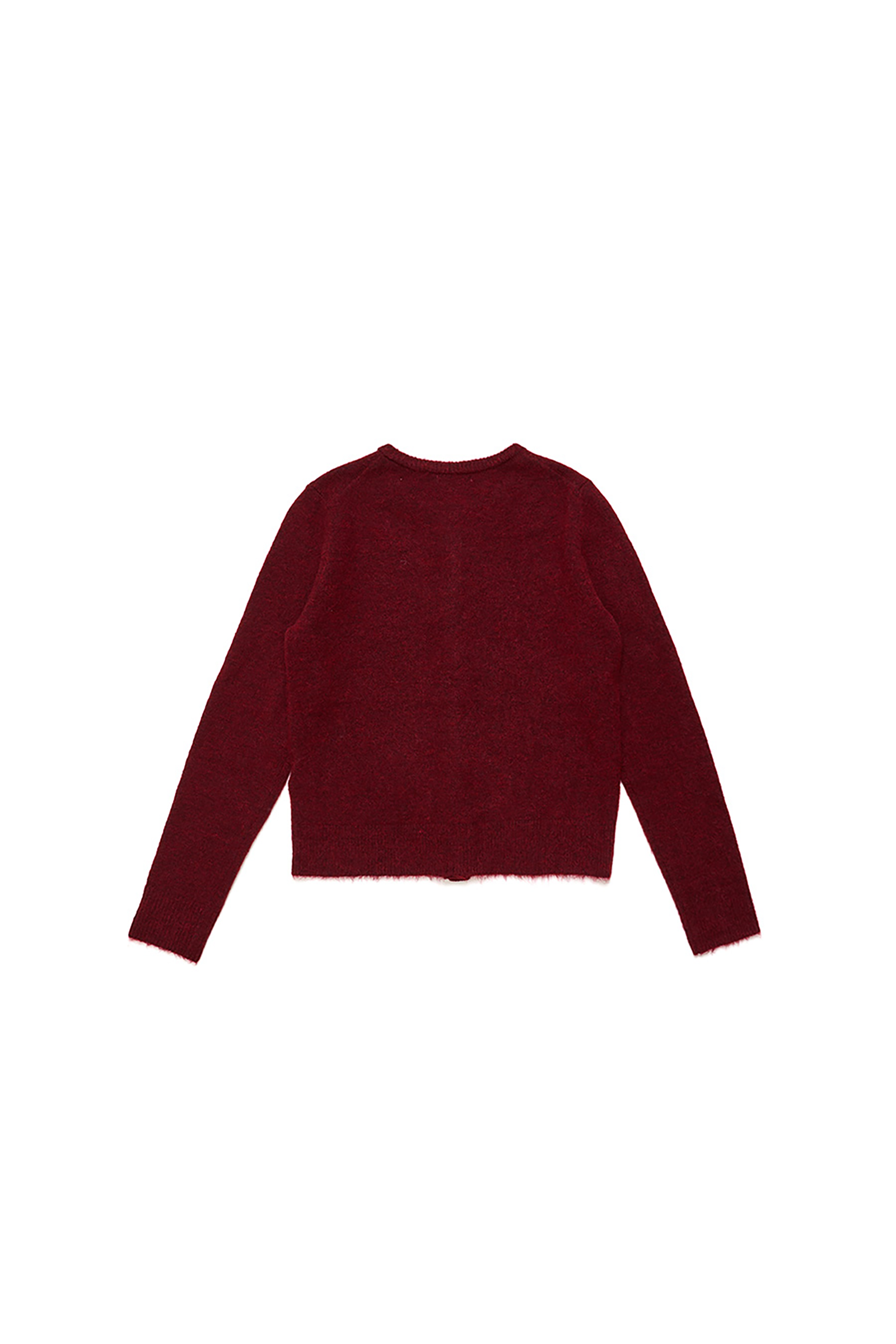 WOOL BLENDED CARDIGAN_RED