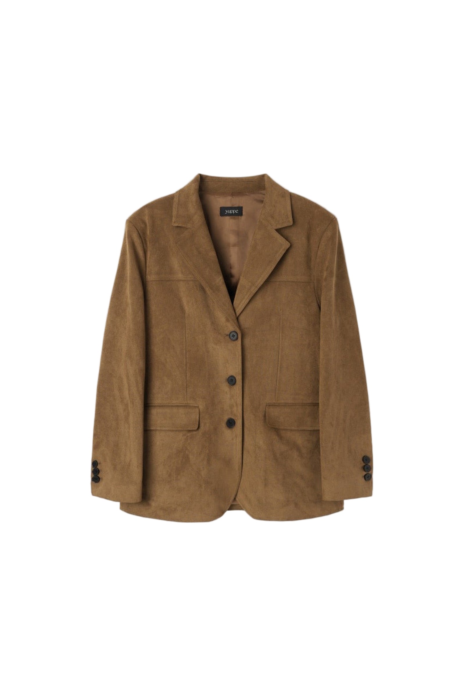 SUEDE OVER JACKET_BROWN