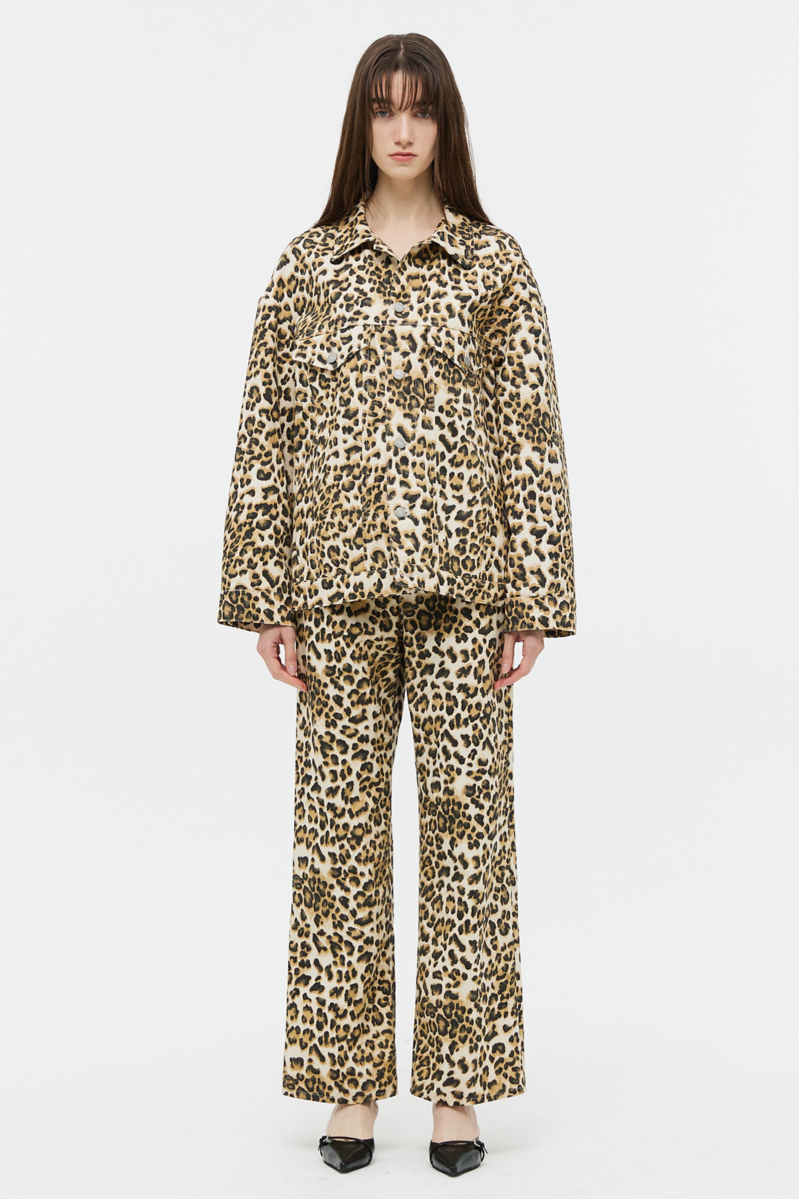 LEOPARD WIDE DENIM PANTS_LEO