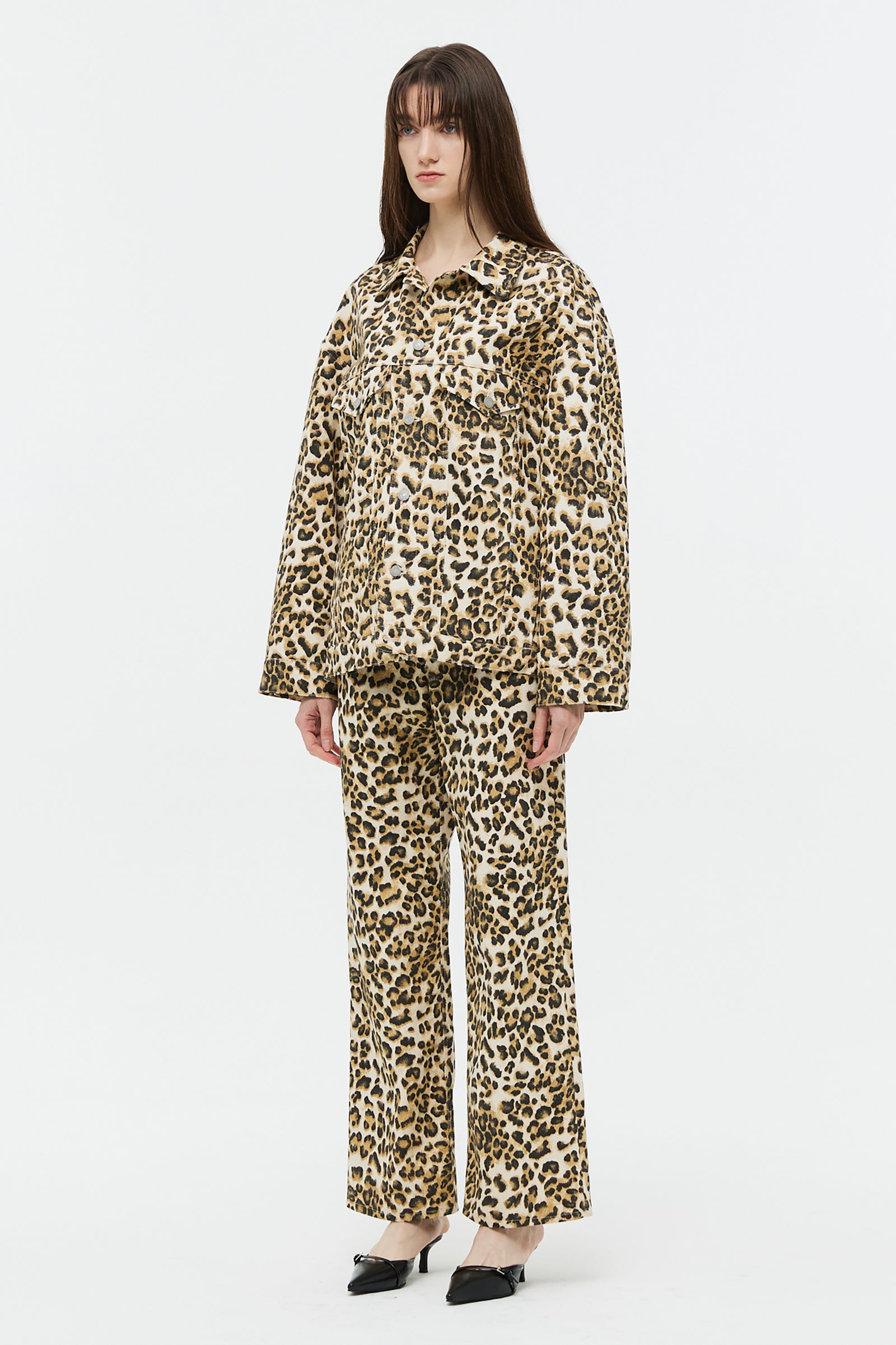 LEOPARD WIDE DENIM PANTS_LEO