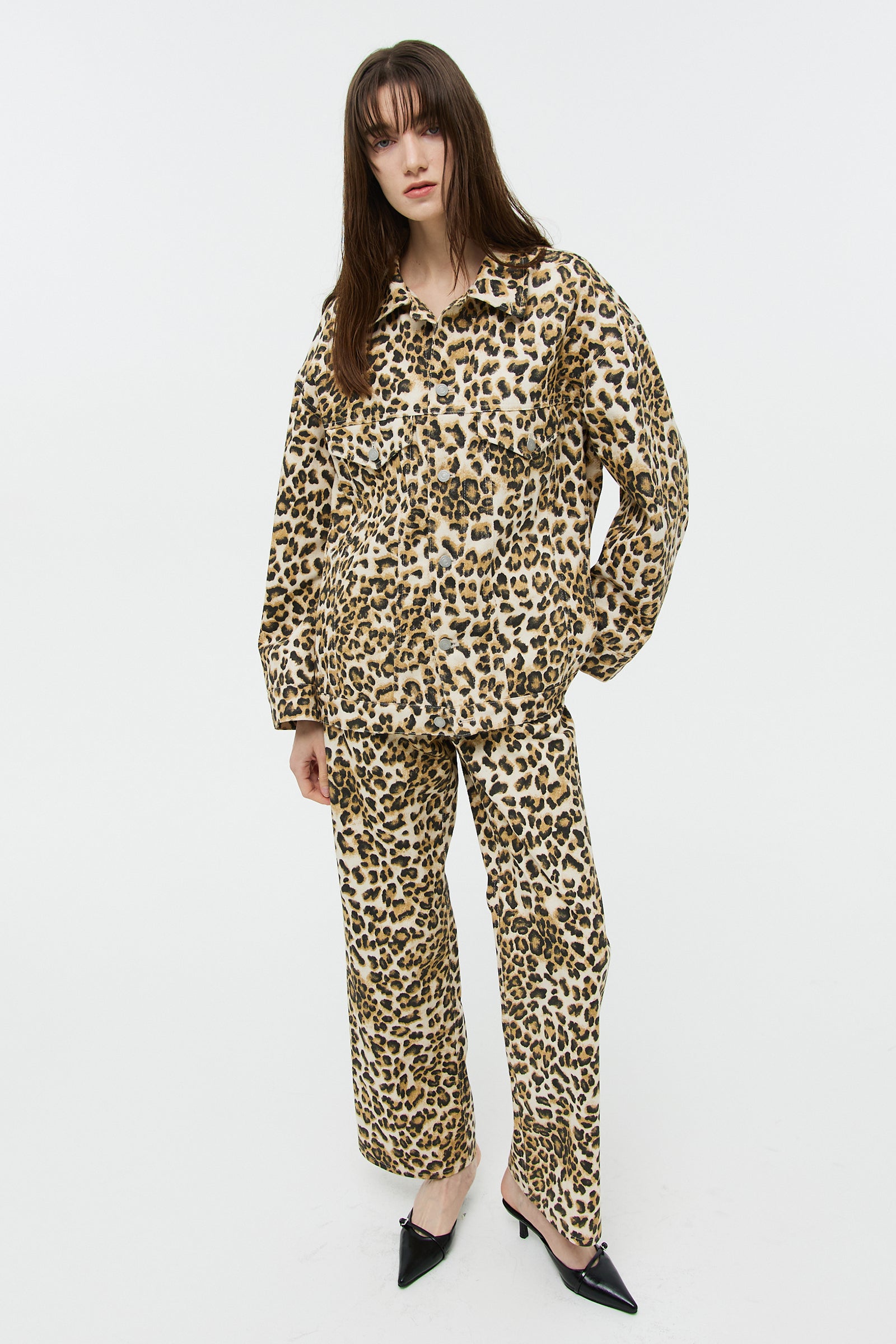 LEOPARD WIDE DENIM PANTS_LEO