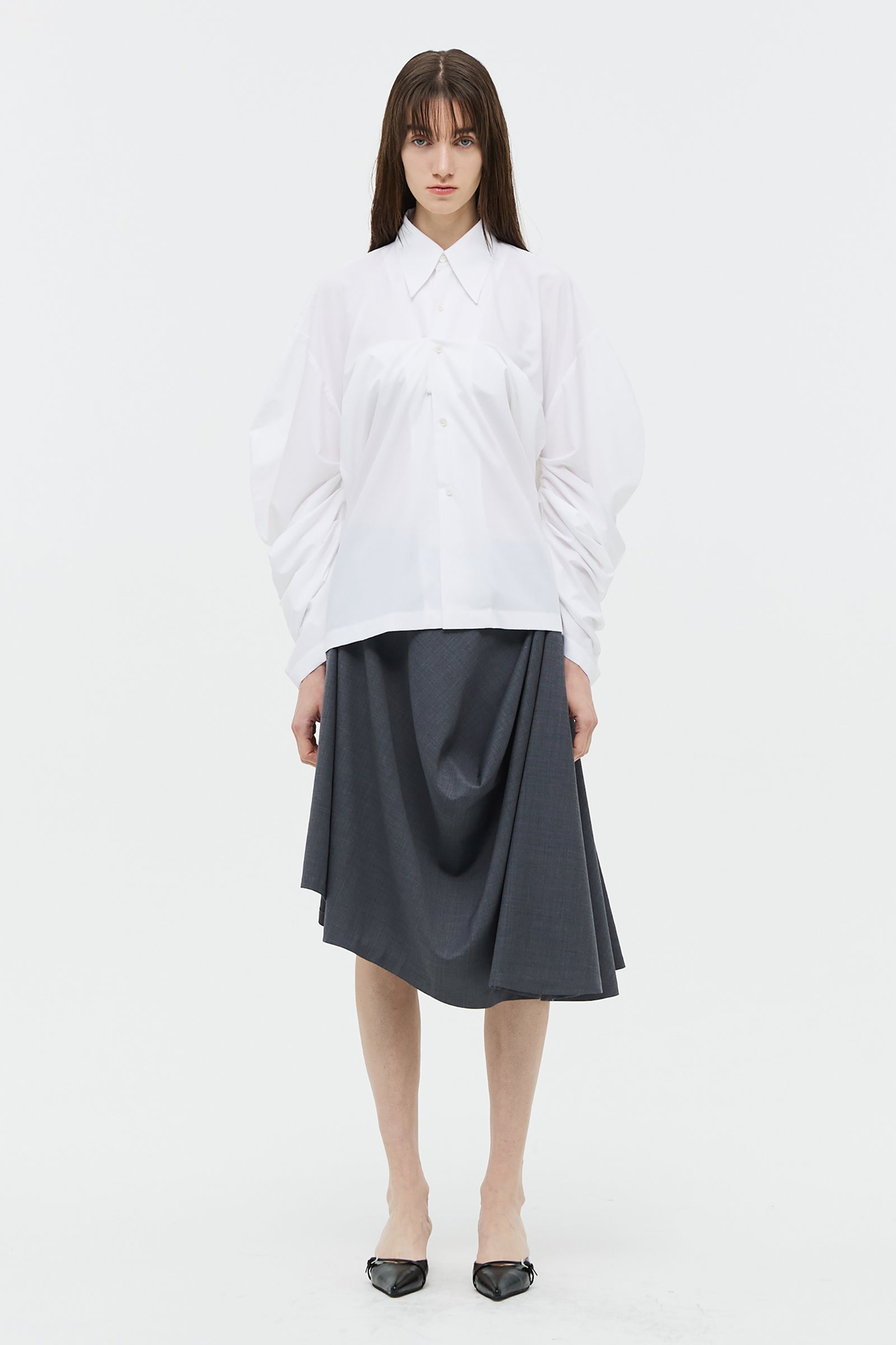 WHITE PULL UP SHIRT_WHITE