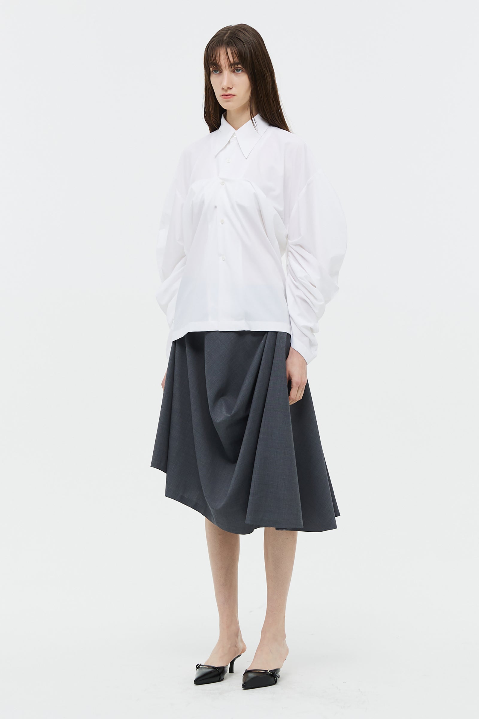 WHITE PULL UP SHIRT_WHITE