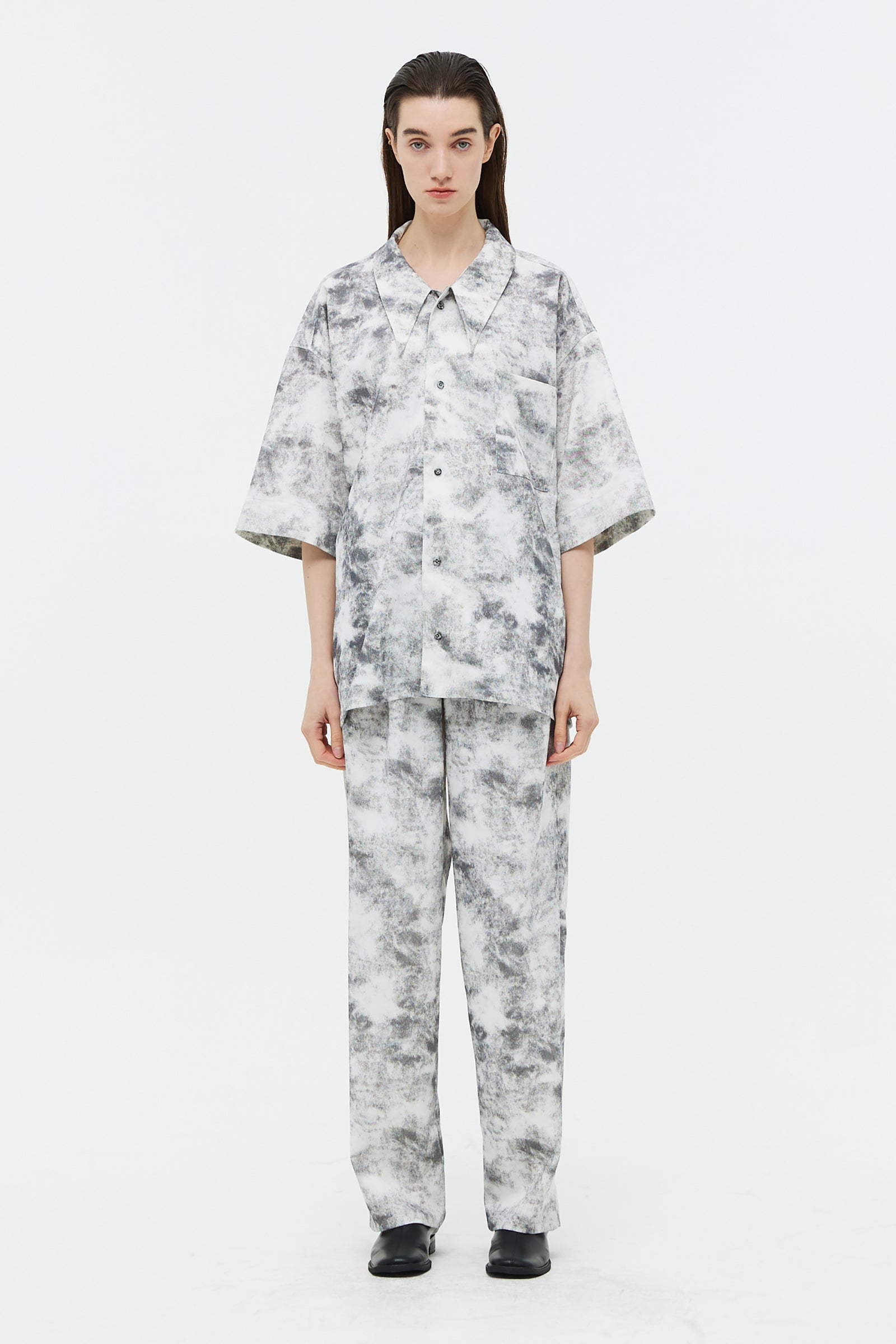 MOON HALF SHIRT_GREY