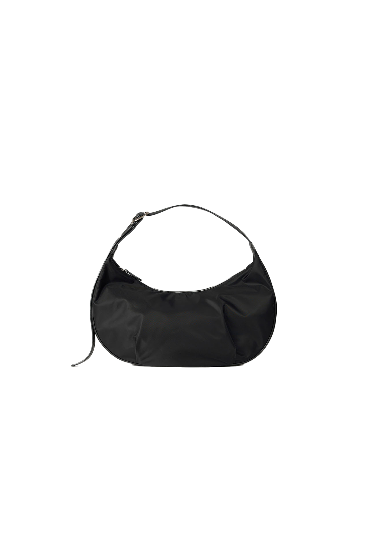DAILY NYLON HALF MOON BAG_BLACK