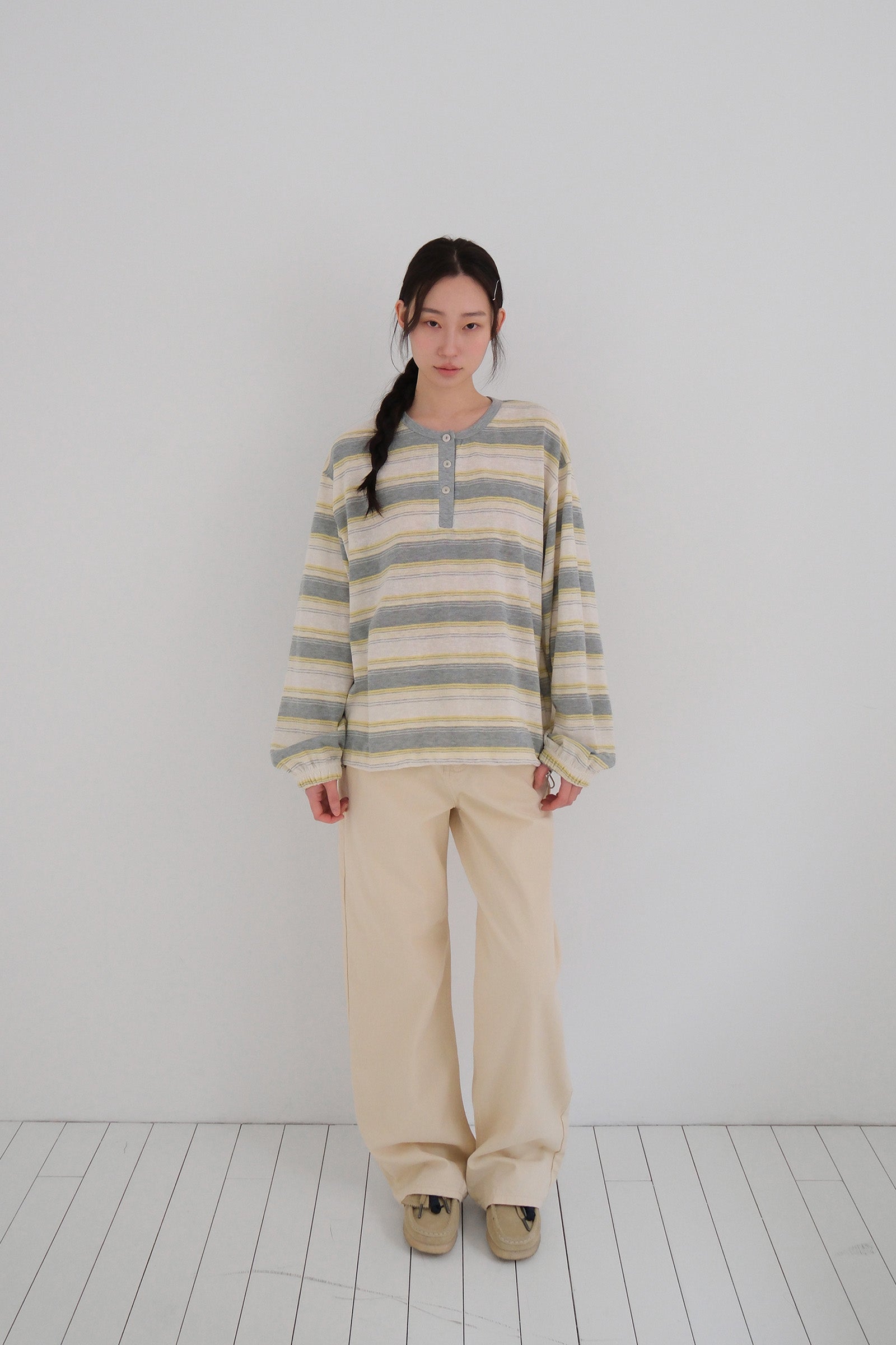 MOUI STRAIGHT COTTON PANTS_BUTTER