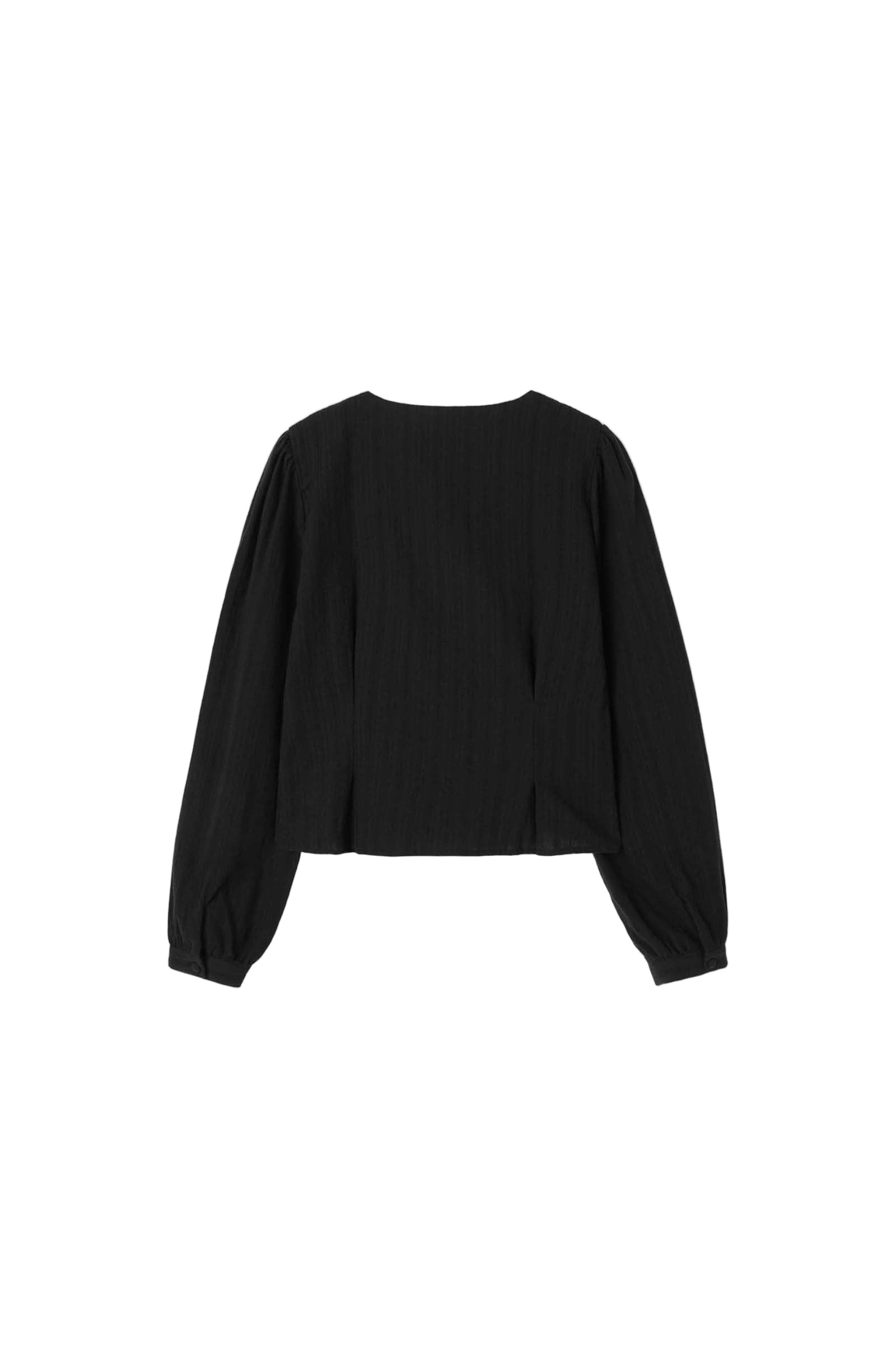 TUCKLINE SOFT SHIRT_BLACK