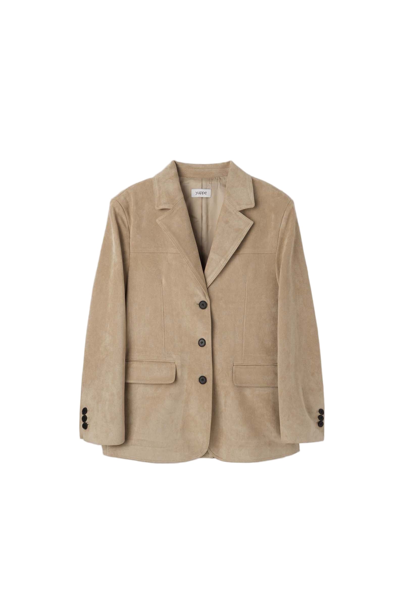 SUEDE OVER JACKET_BEIGE