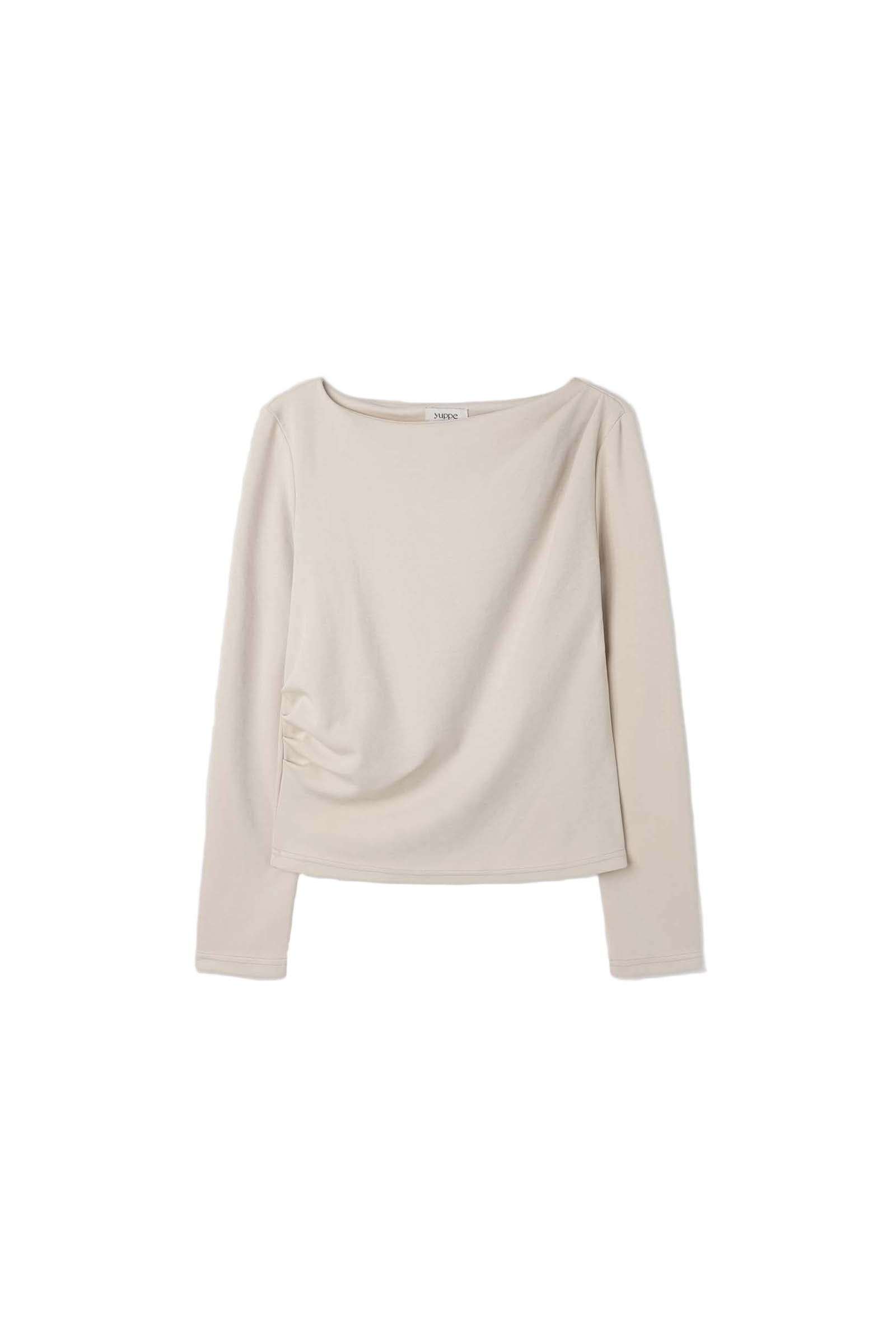 SLIM BOAT T-SHIRT_BEIGE