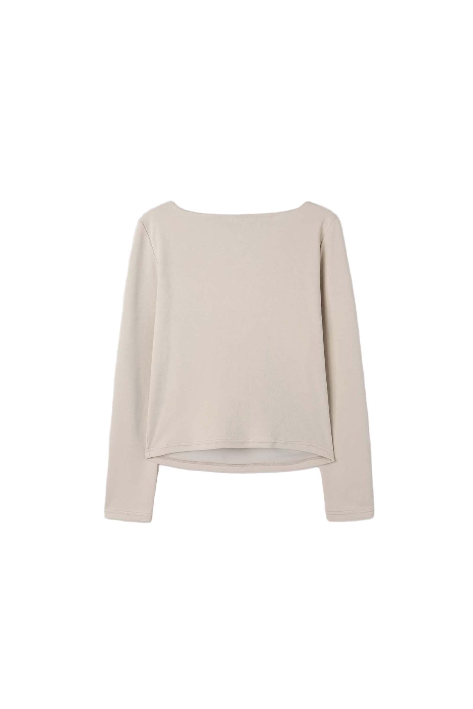 SLIM BOAT T-SHIRT_BEIGE