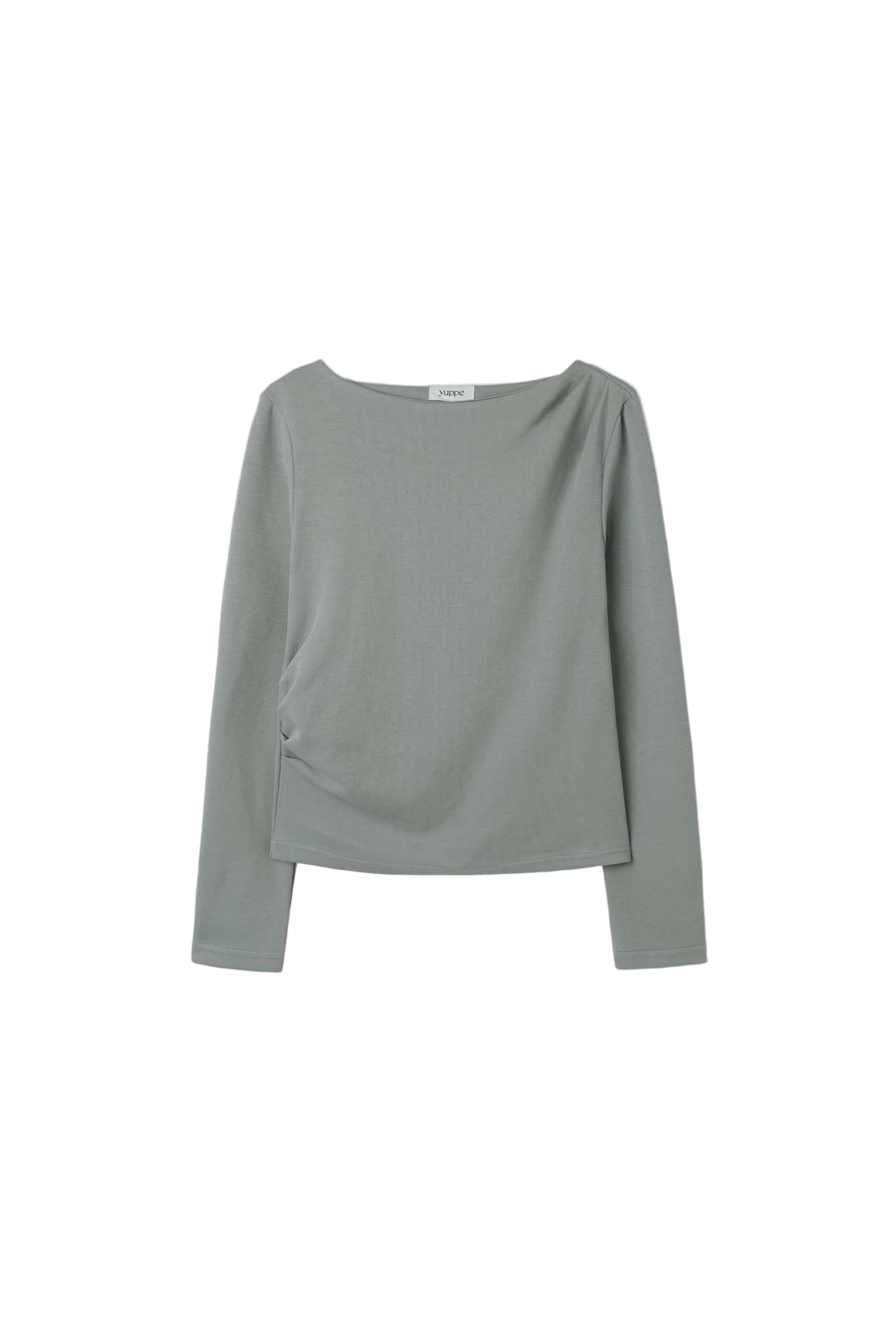 SLIM BOAT T-SHIRT_BLUE GREY