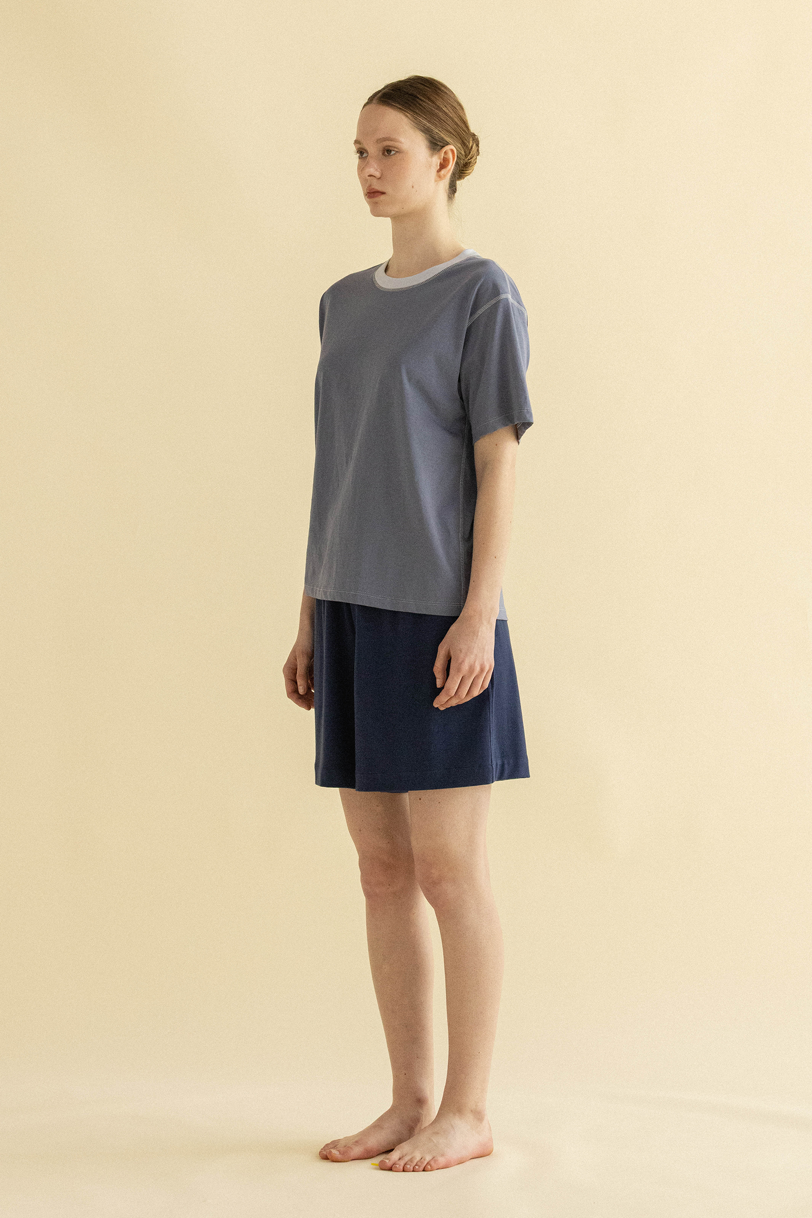 BLUE STITCH T-SHIRT_BLUE
