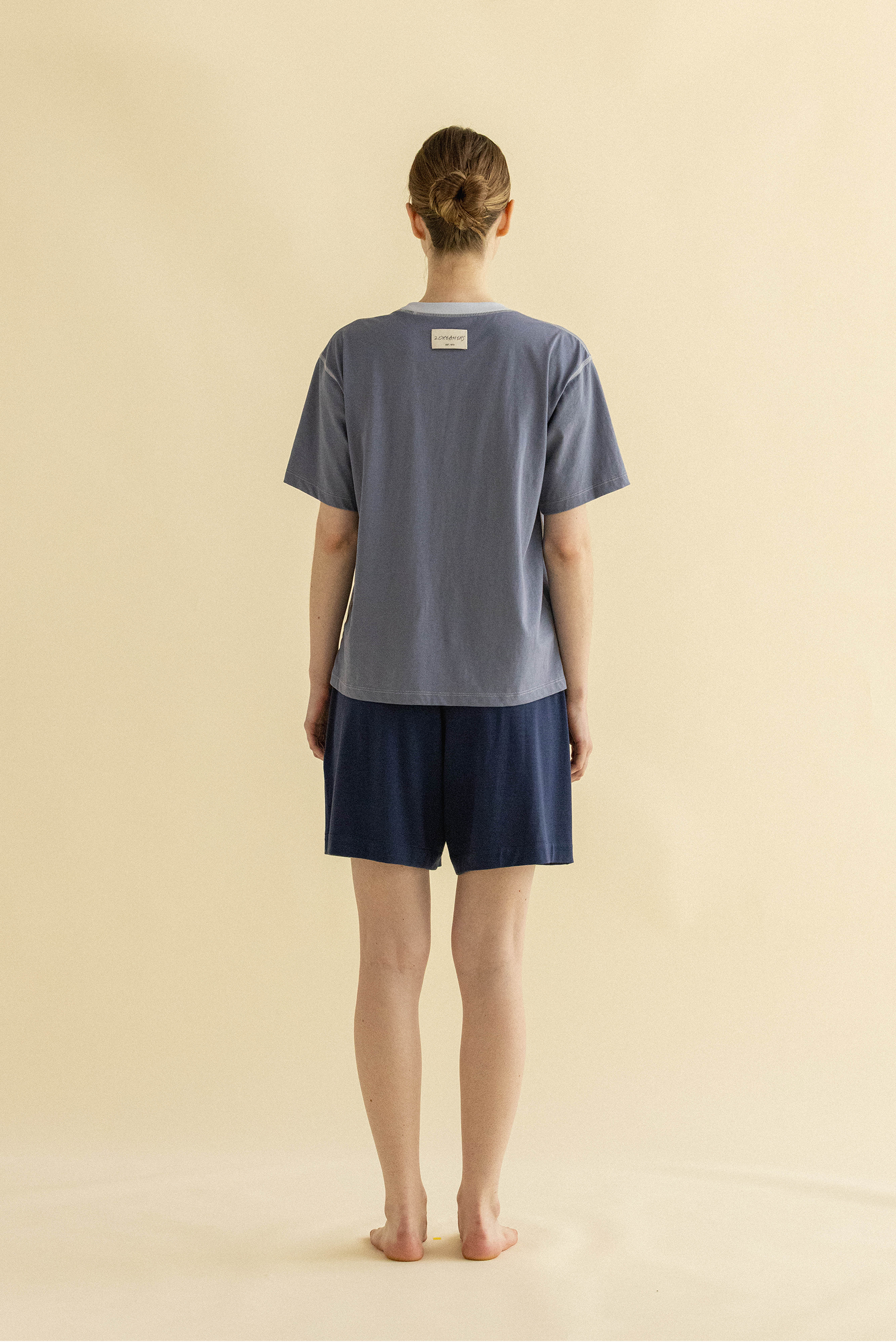 BLUE STITCH T-SHIRT_BLUE