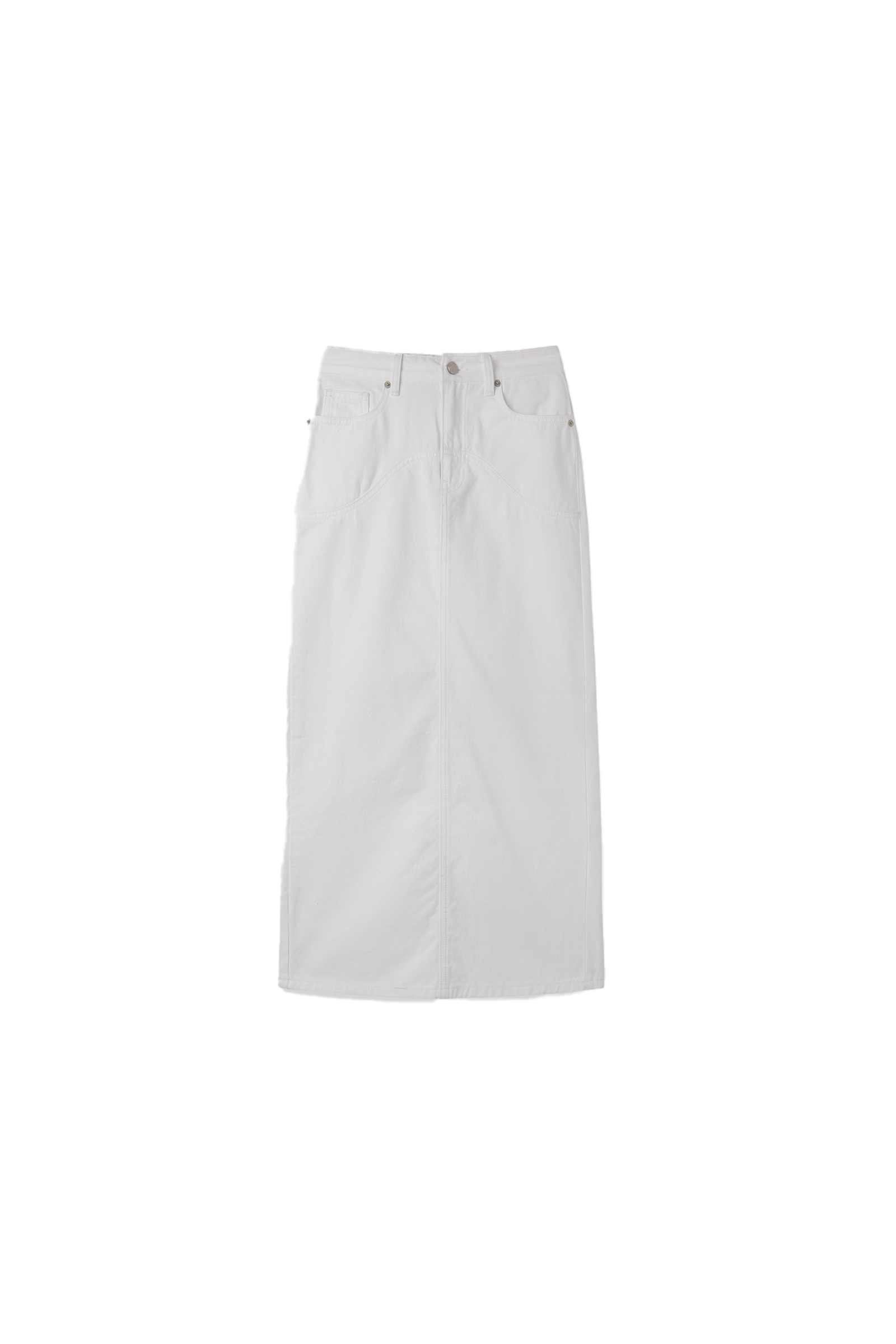 WAVE COTTON SKIRT_WHITE