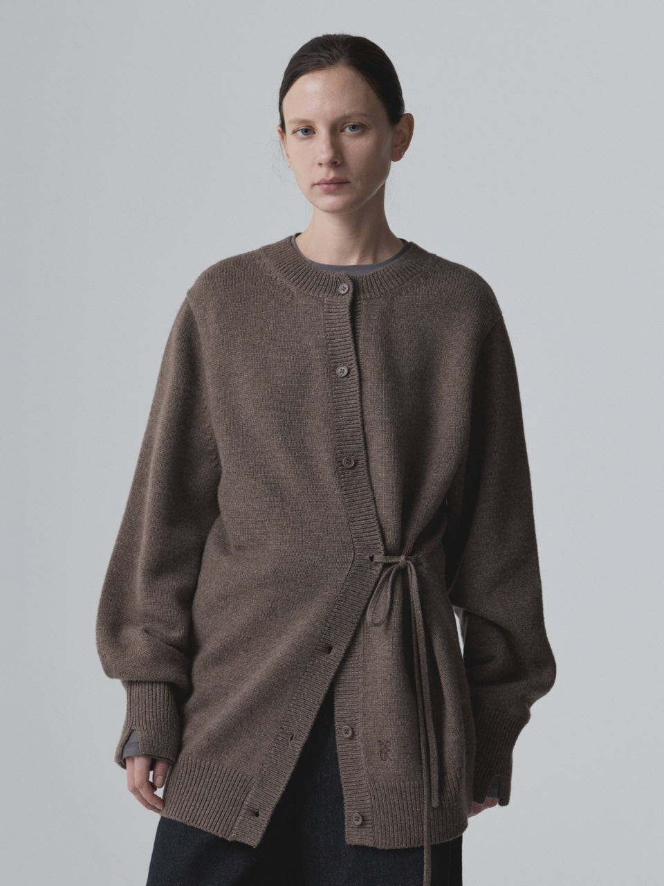 DOUBLEWAY CARDIGAN_BROWN