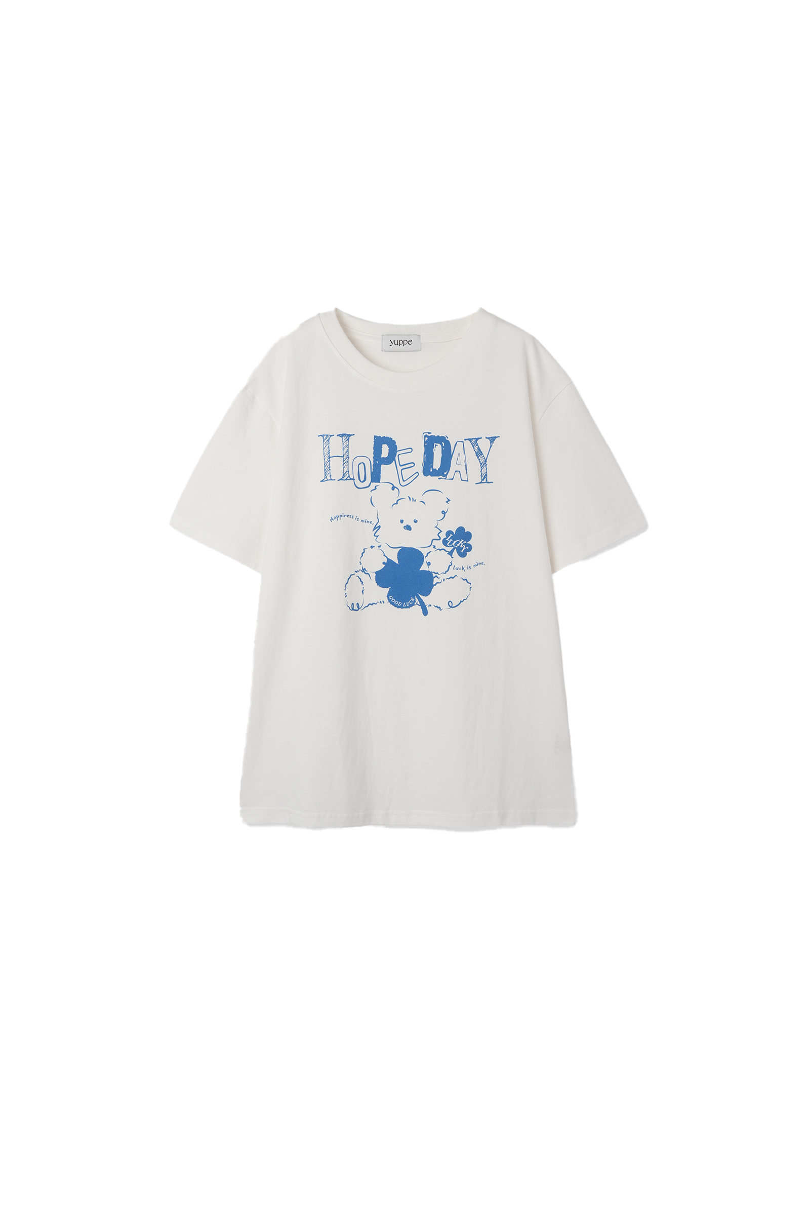 HAPPY BEAR T-SHIRT_IVORY
