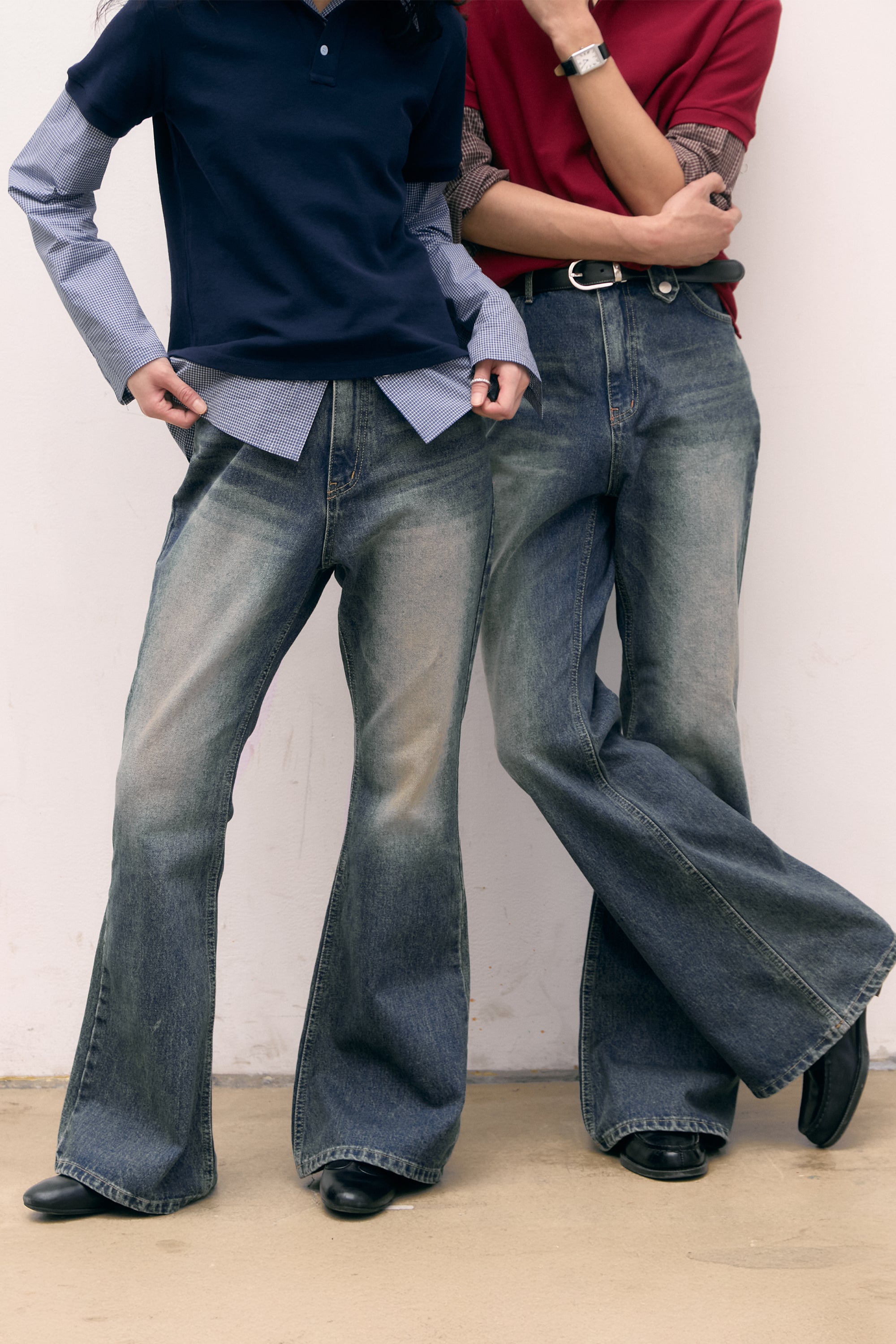 BOLD FLARE JEANS_BLUE