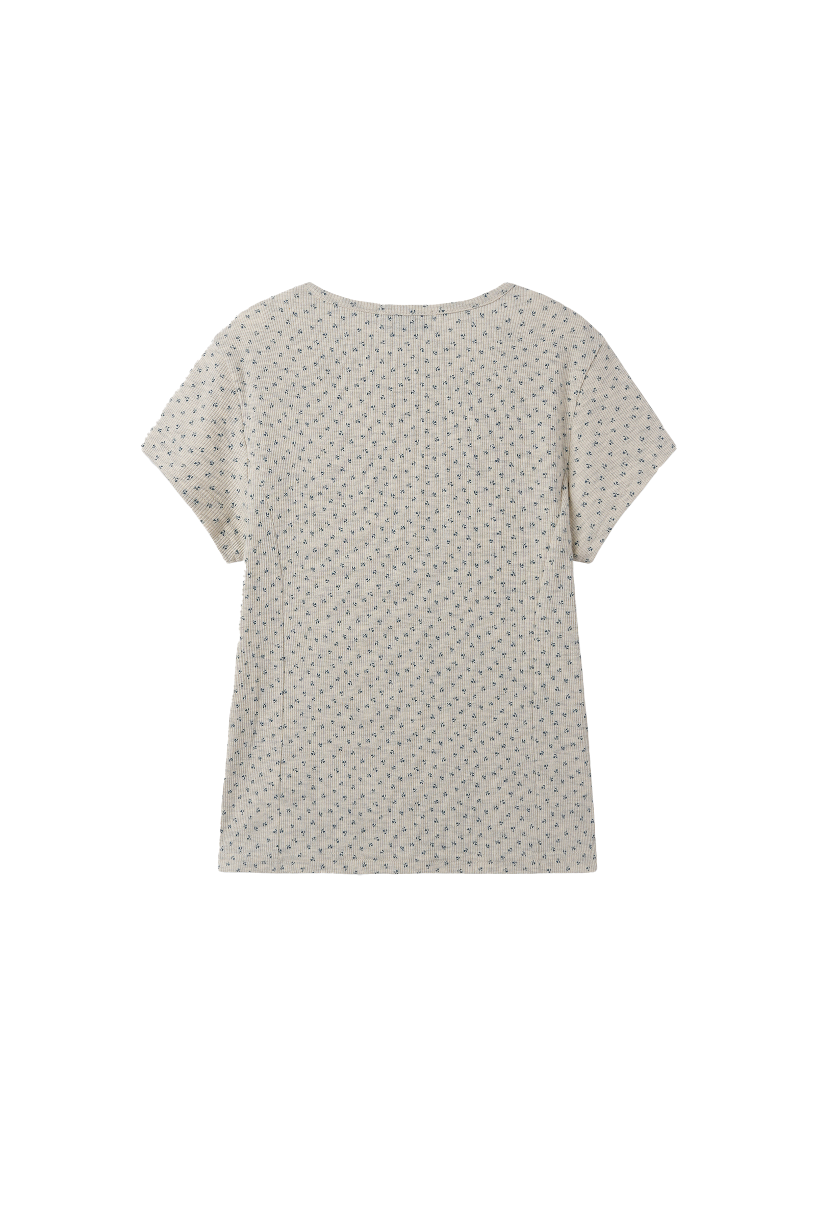 FLOWER CAP T-SHIRT_OATMEAL