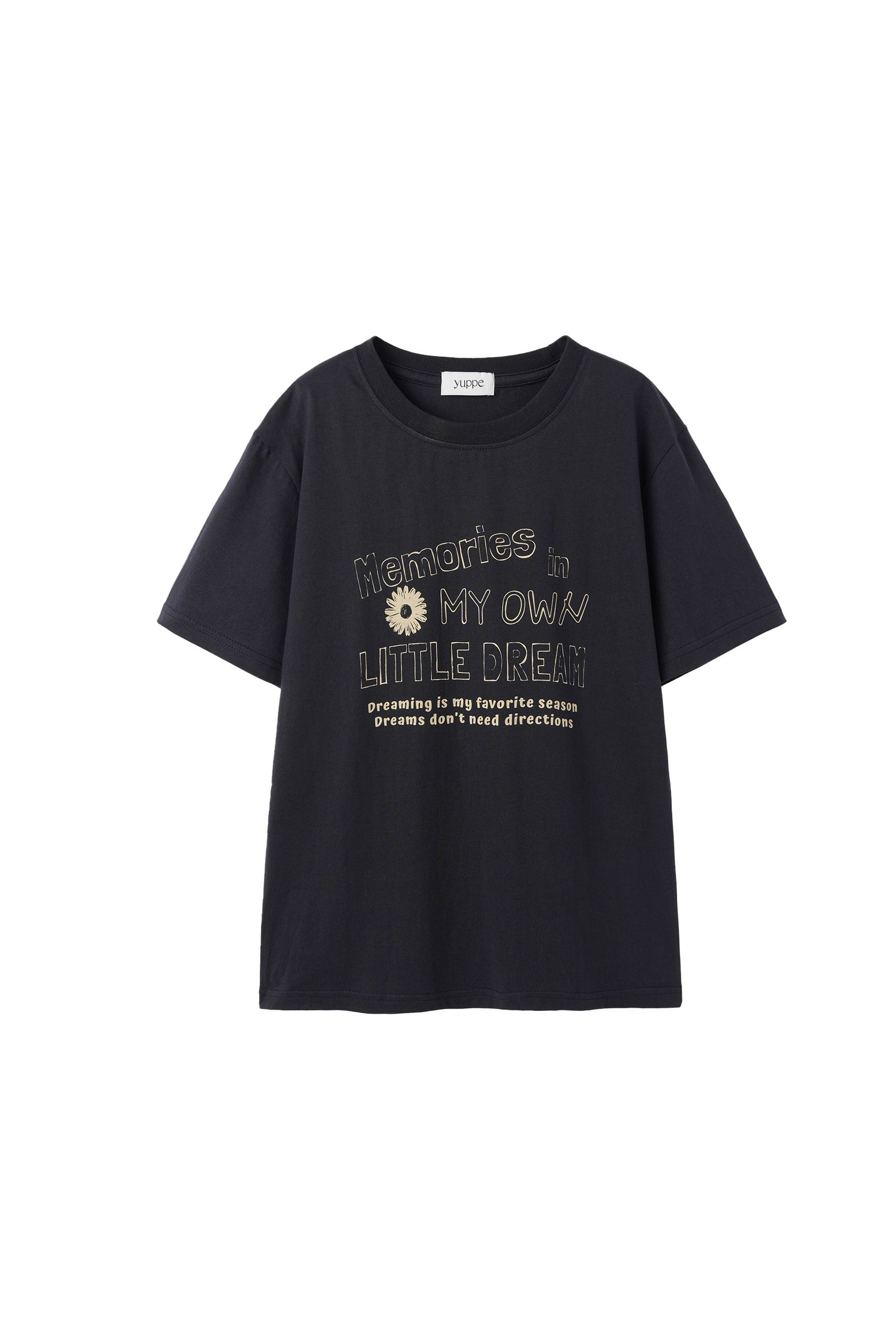 MEMORIES PRINT T-SHIRT_CHARCOAL